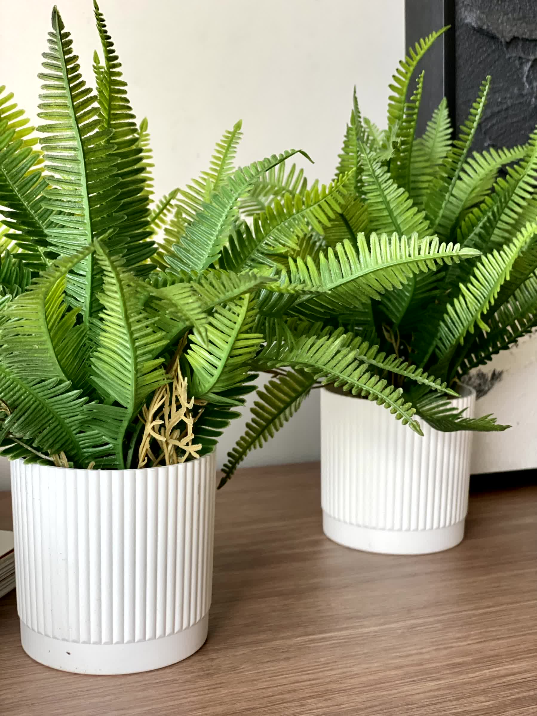 Artificial Lush Fern Plant - Small (Set of 2)
