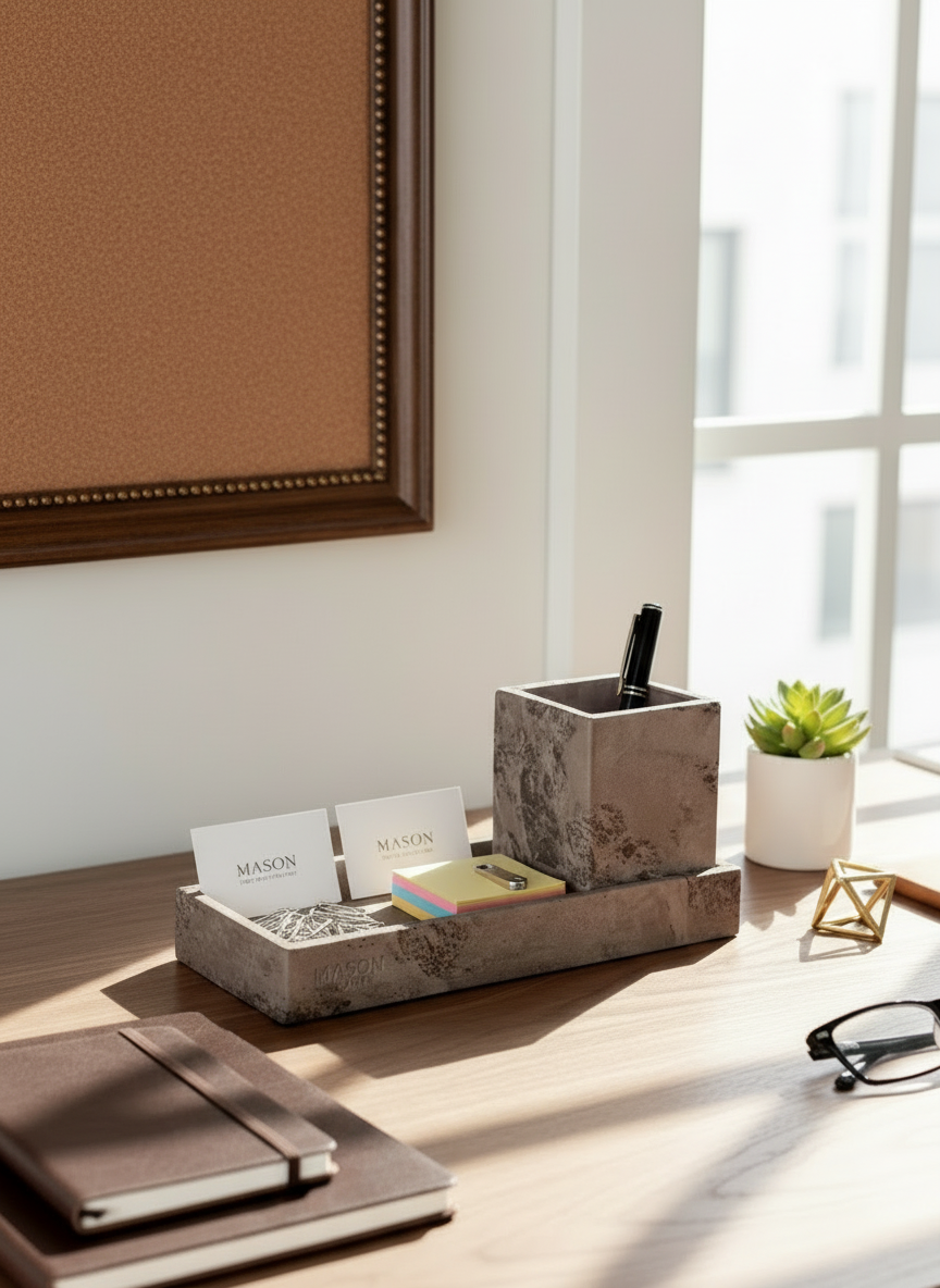 Indo Mocha Pen And Tray Set