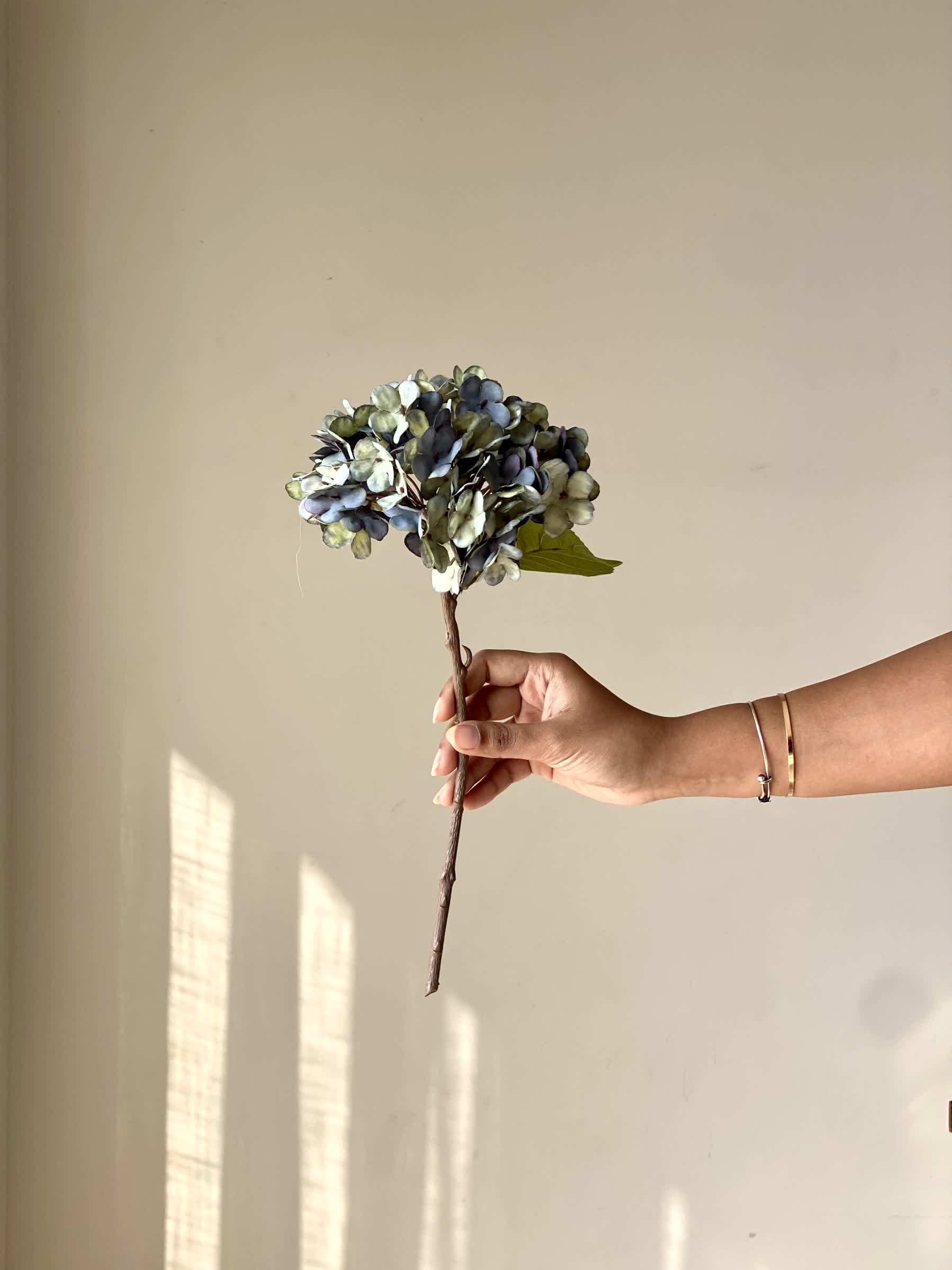 Artificial Primrose Flower Bunch - Blue