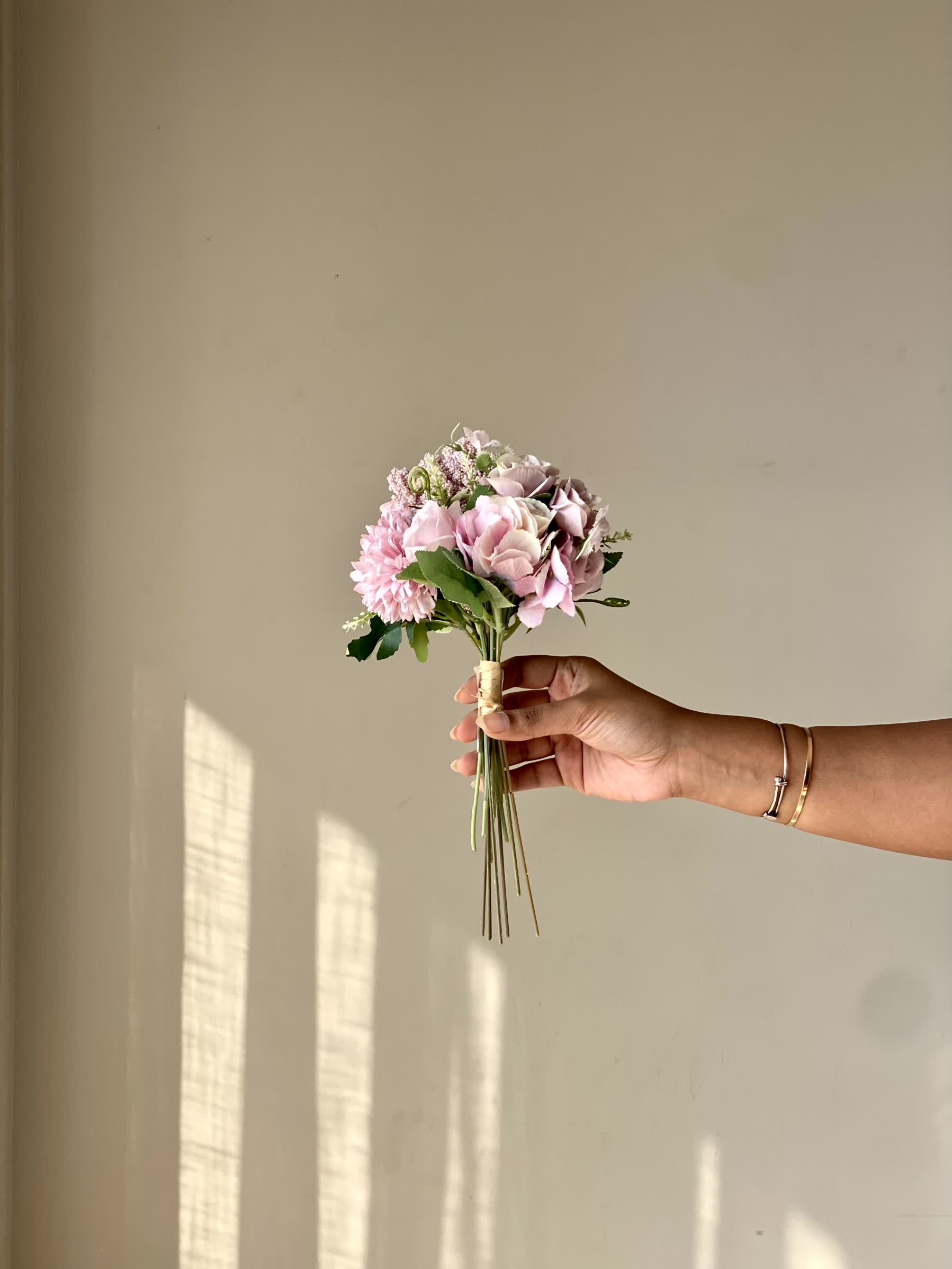 Artificial Chrysanths Bunch - Mauve