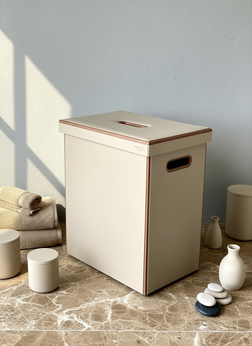 Naples Taupe Laundry Basket