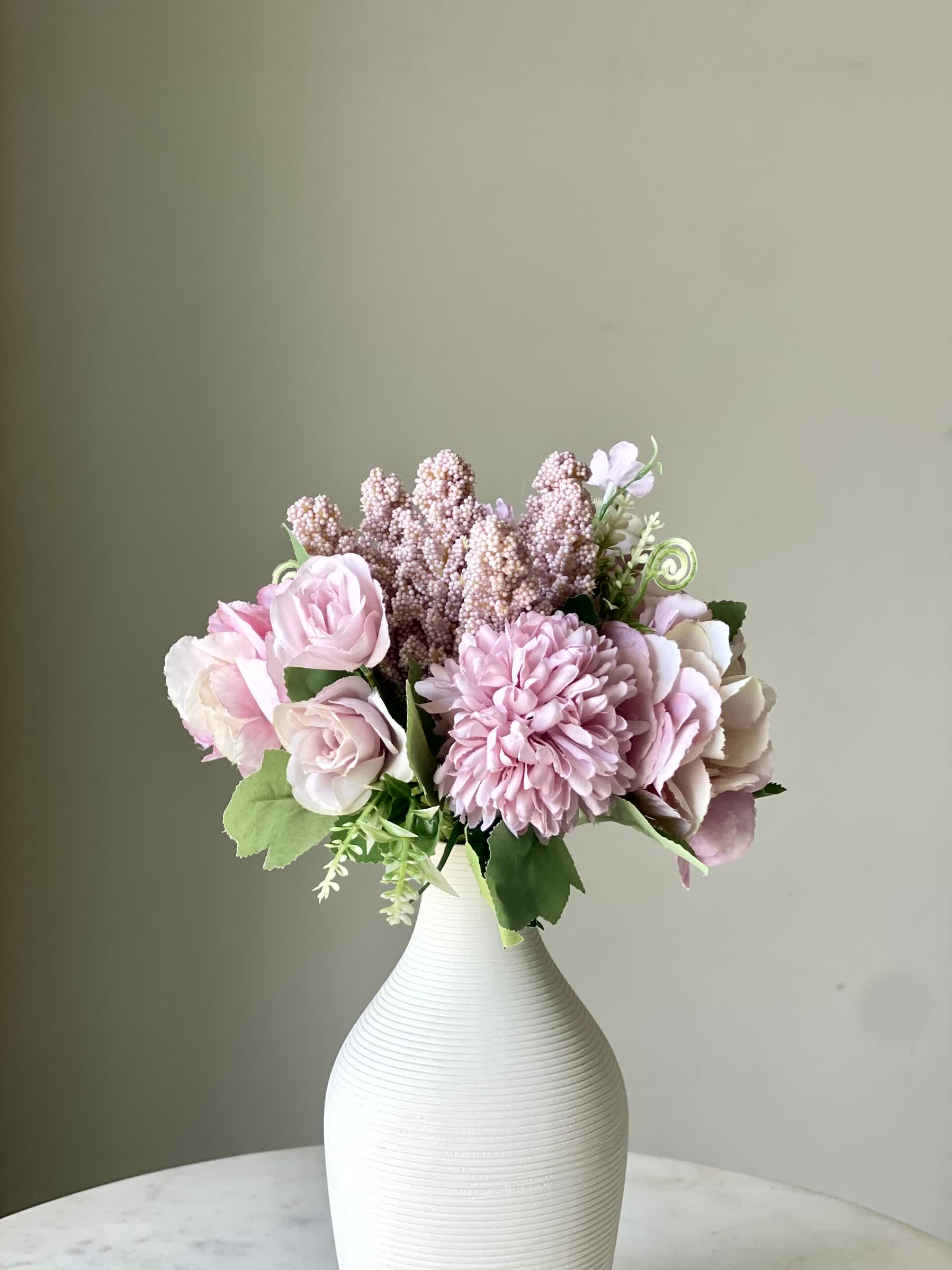 Artificial Chrysanths Bunch - Mauve