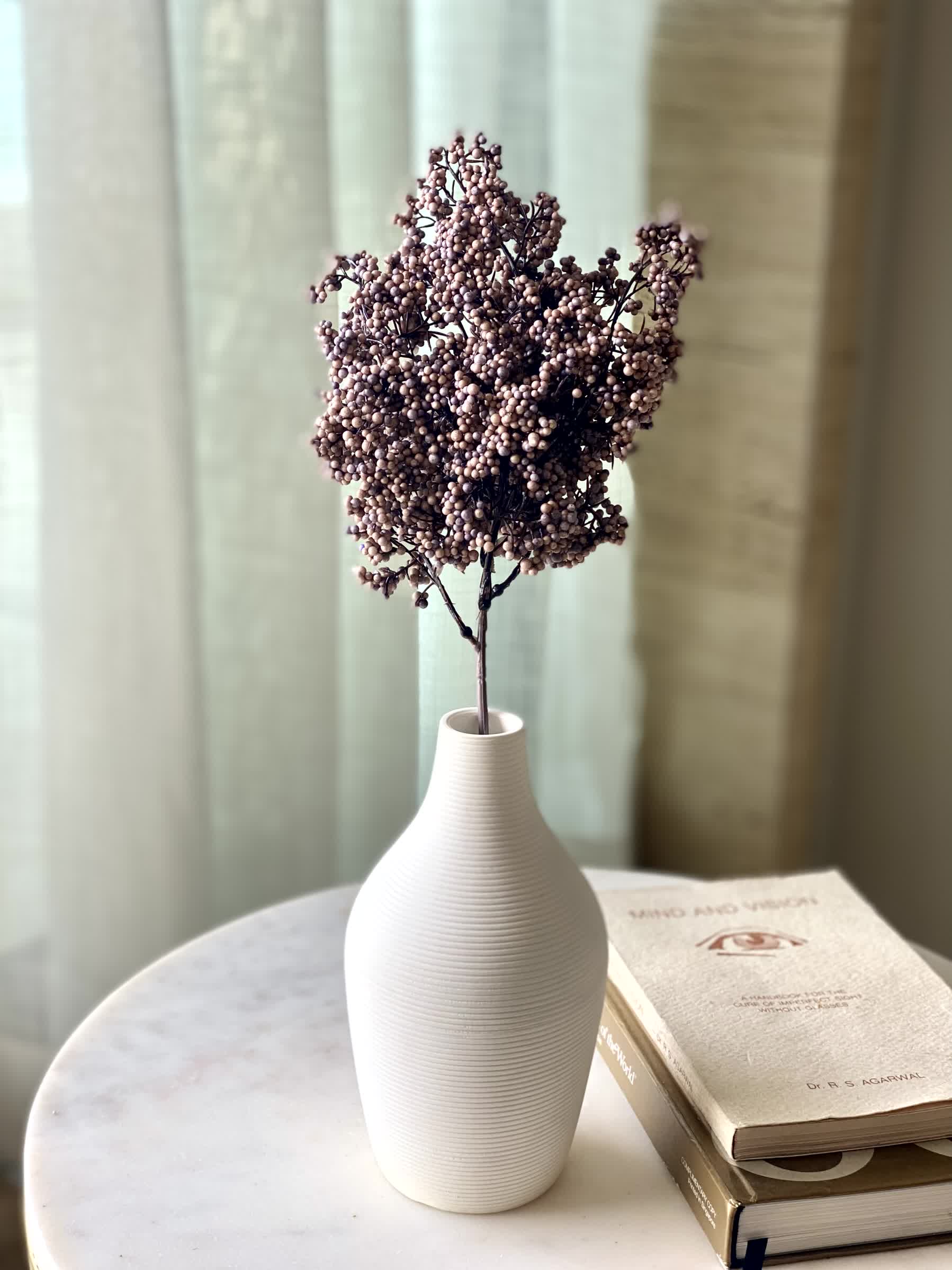 Artificial Wisteria Small Flower Stem - Pink (One Stem)