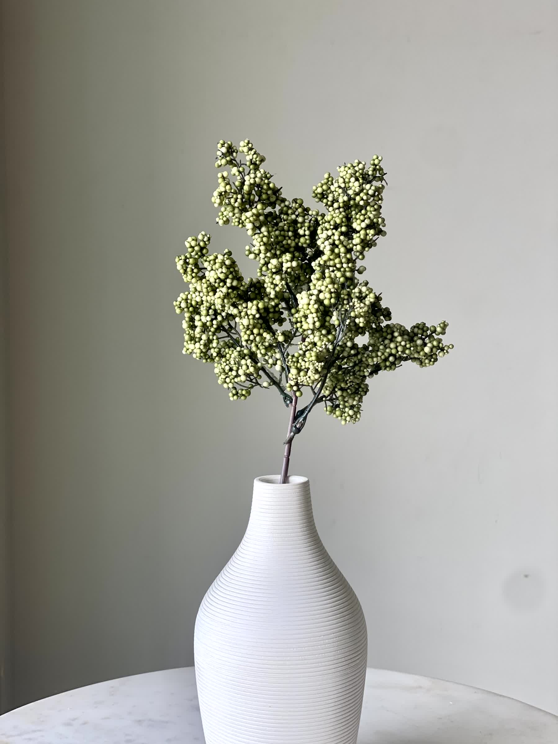 Artificial Wisteria Small Flower Stem - Green (One Stem)