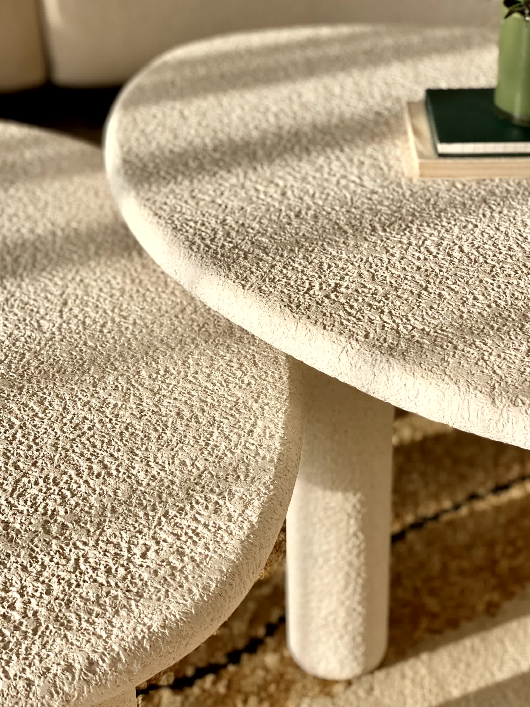 Odessa Nesting Tables - Ivory (Set of 2)