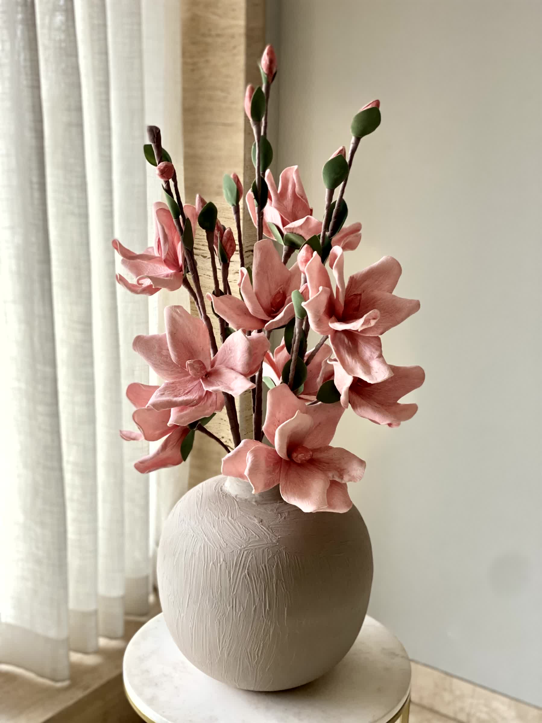 Artificial Butterfly Orchid Stem (One Stem) - Pink