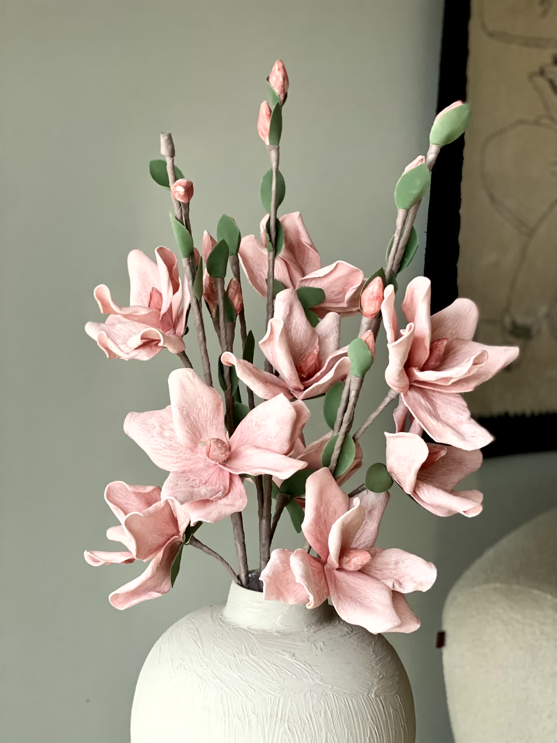 Artificial Butterfly Orchid Stem (One Stem) - Pink