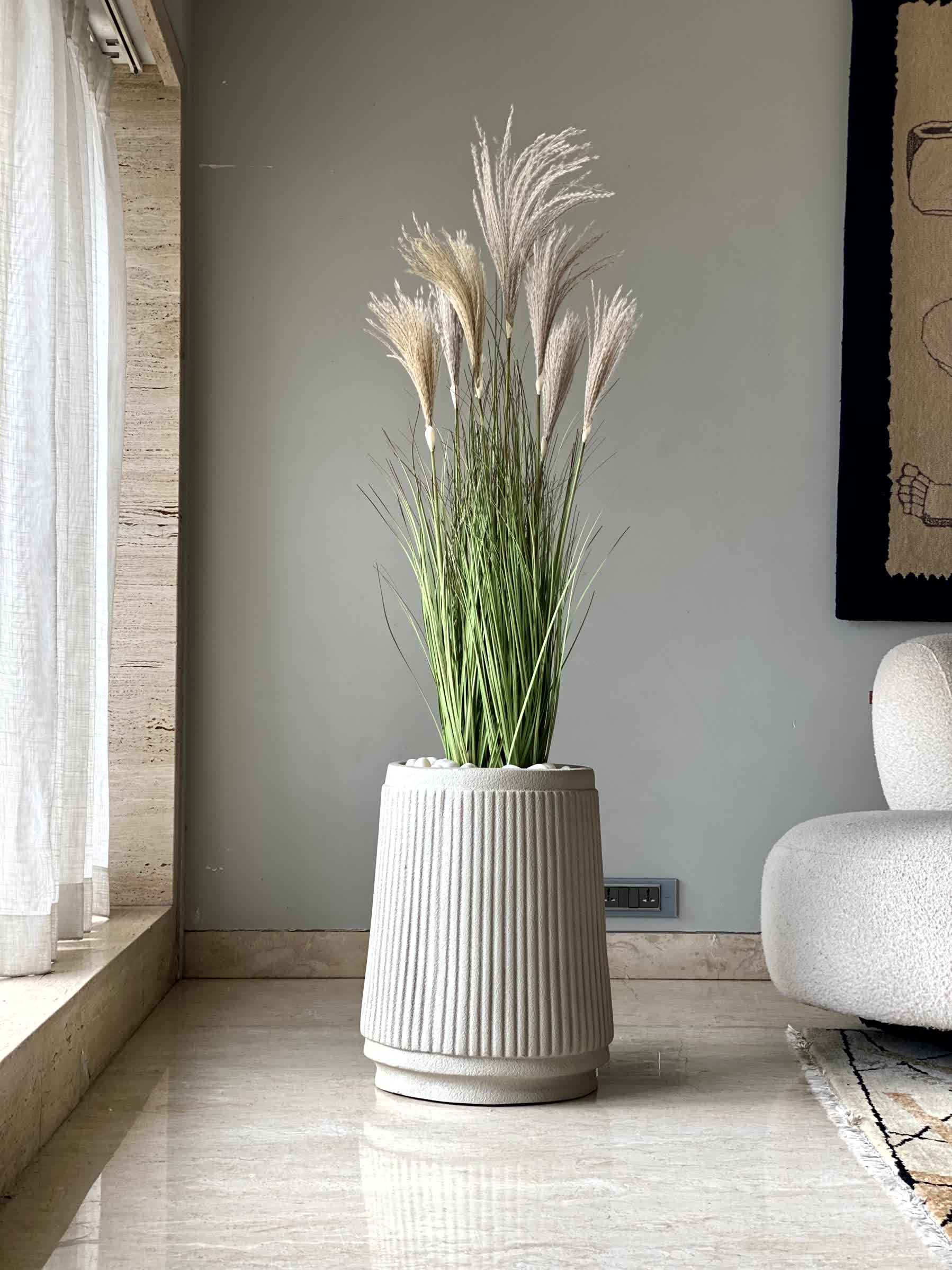 Artificial Luxe Reed Grass Plant - 4 Feet