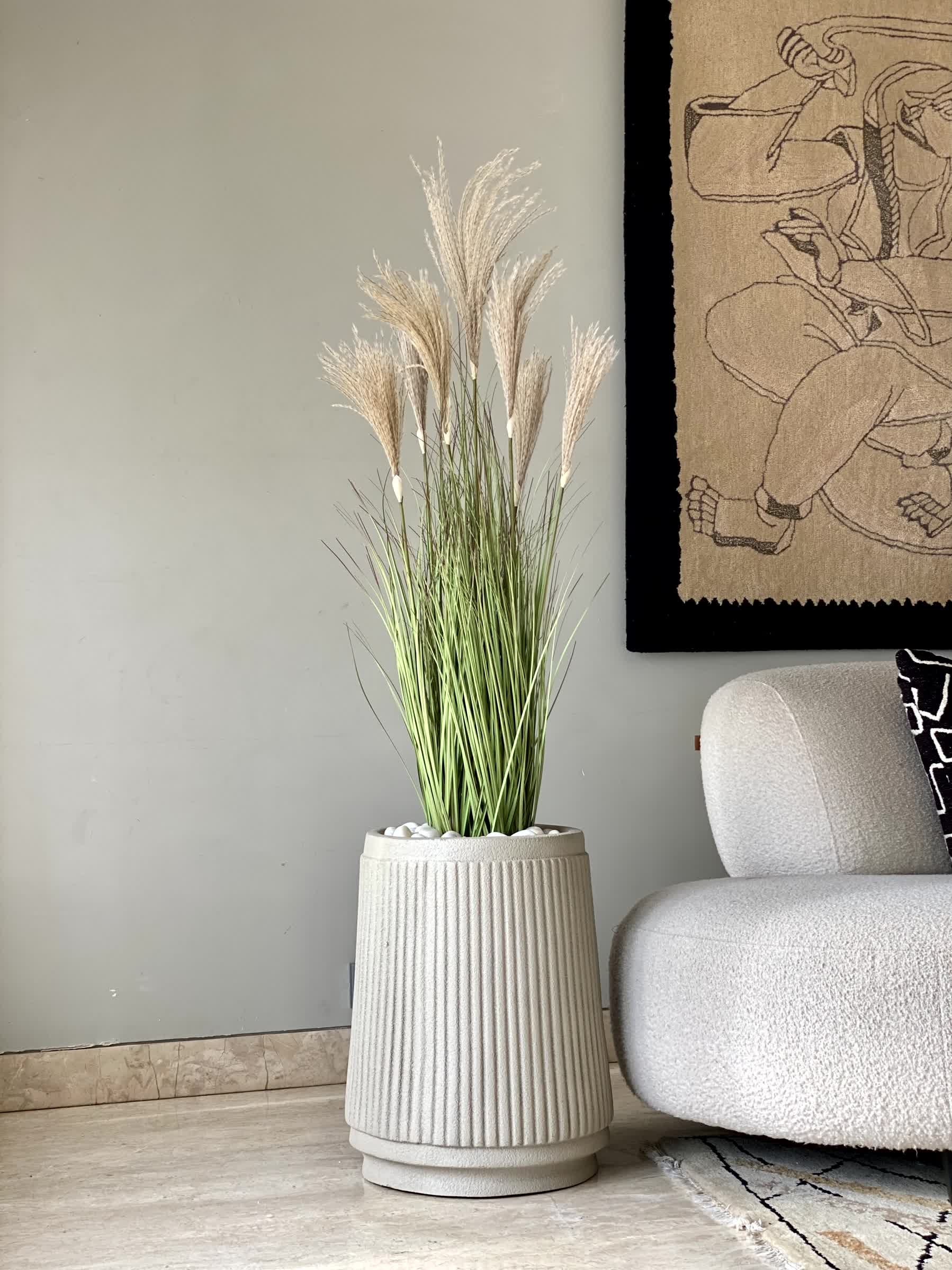 Artificial Luxe Reed Grass Plant - 4 Feet