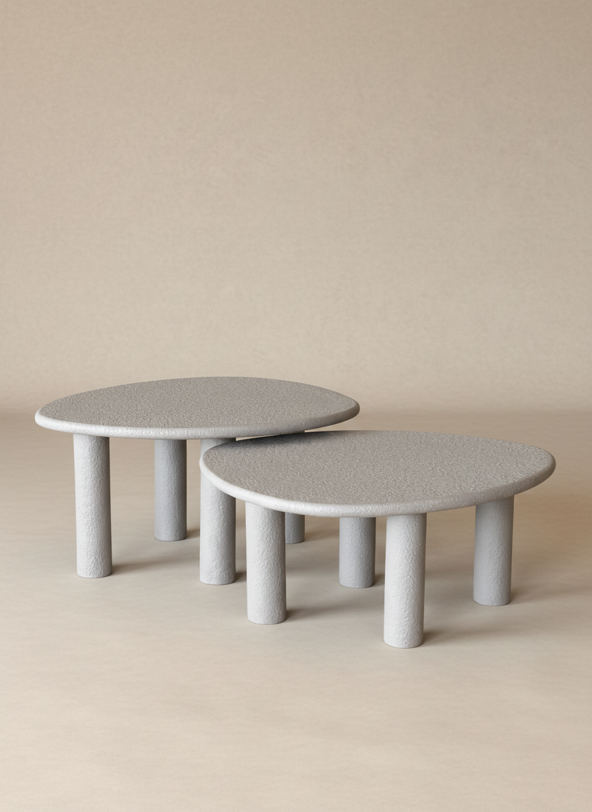 Odessa Nesting Tables - Grey (Set of 2)