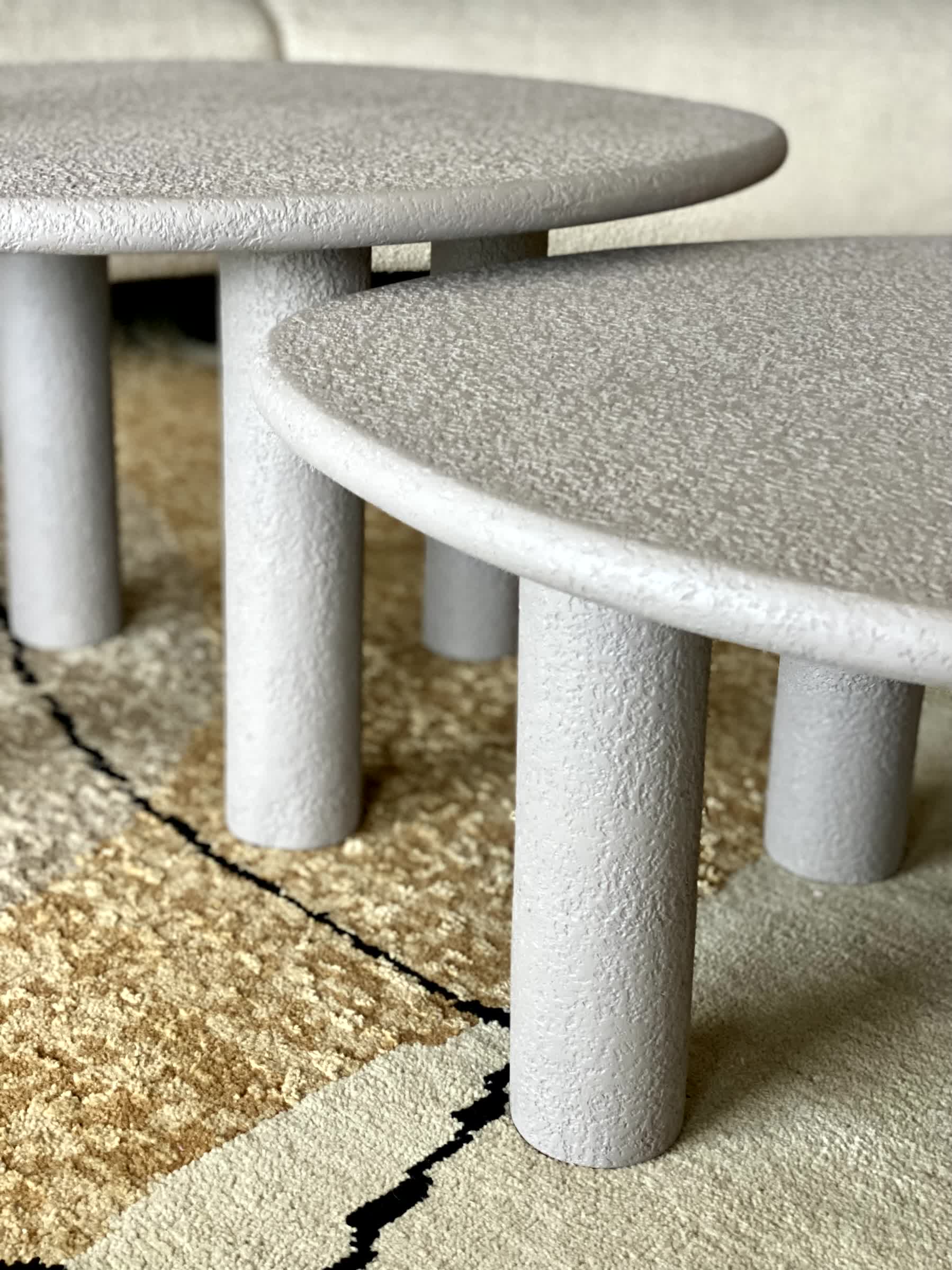 Odessa Nesting Tables - Grey (Set of 2)