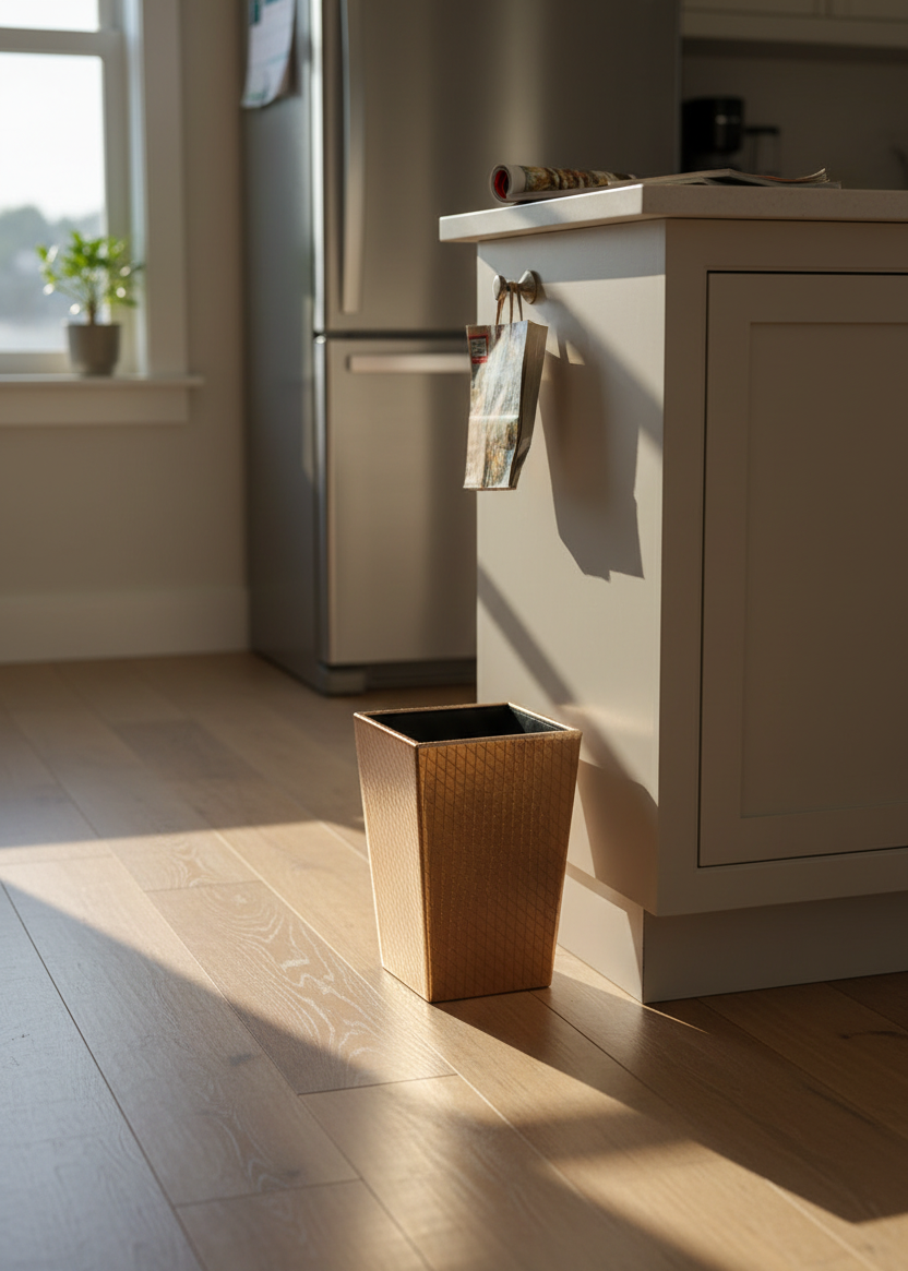 Dustbin Rose Gold