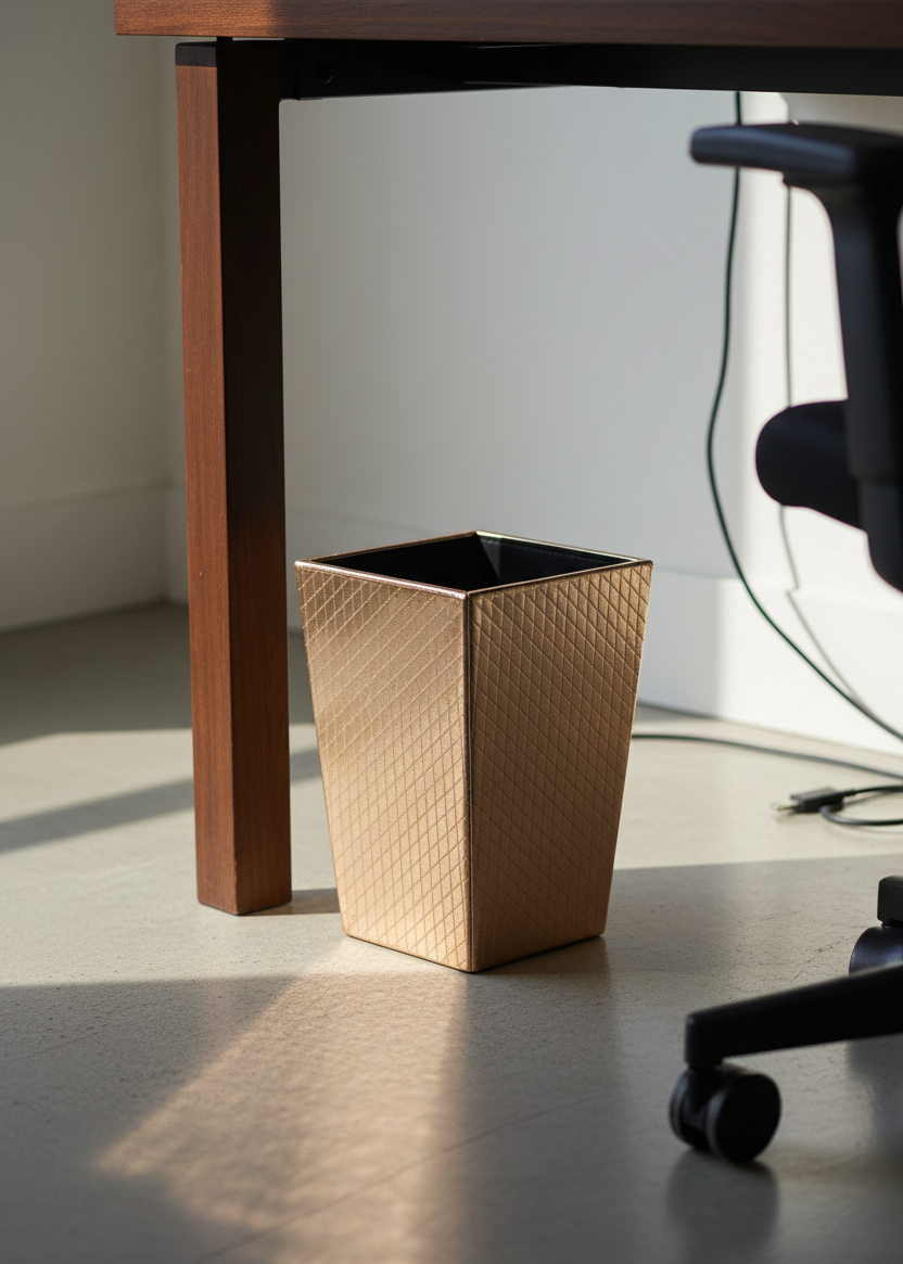 Dustbin Rose Gold