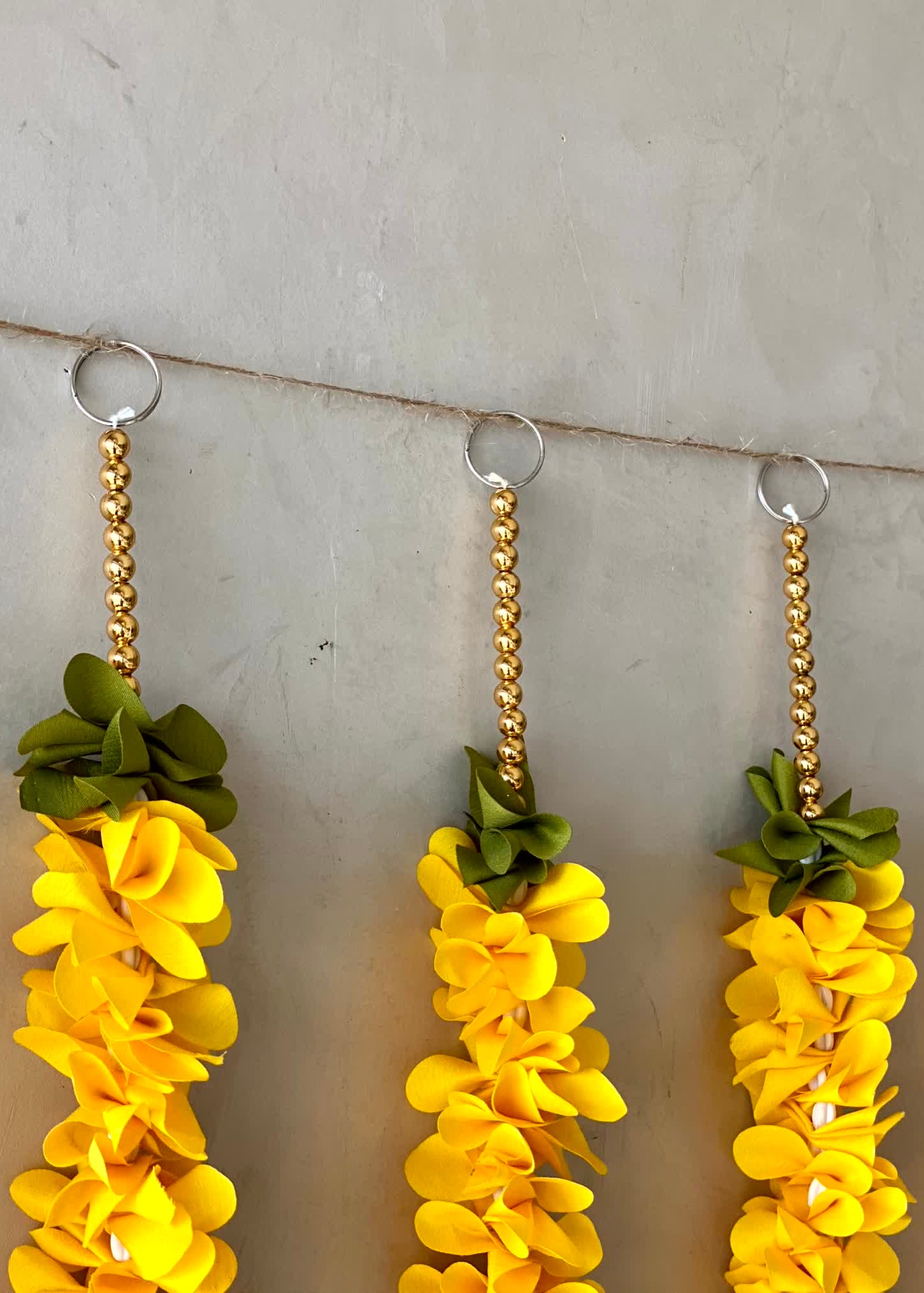 Swarna Marigold Floral Ladi - Set of 10