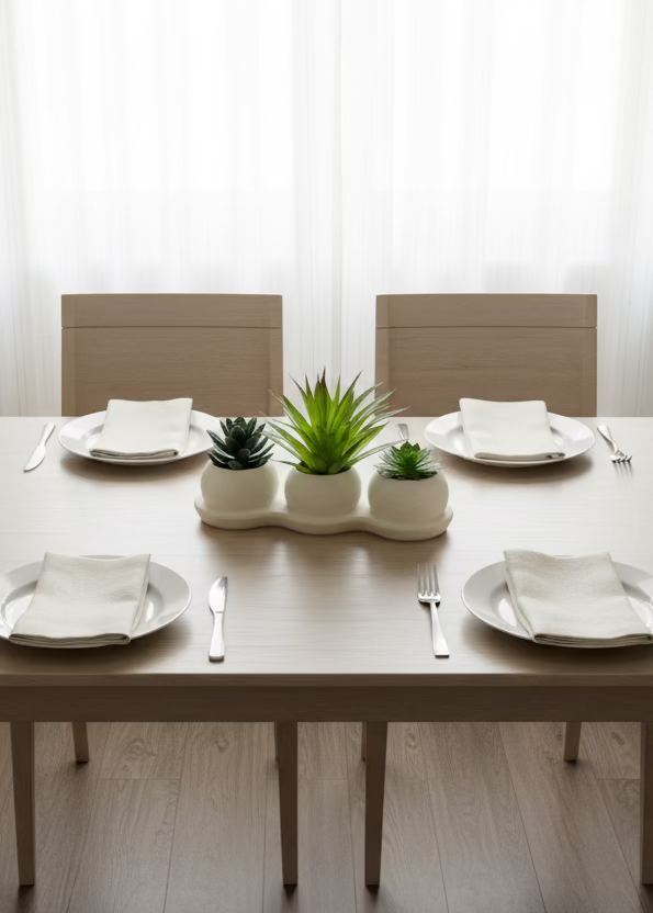 Artificial Green Trio Succulent