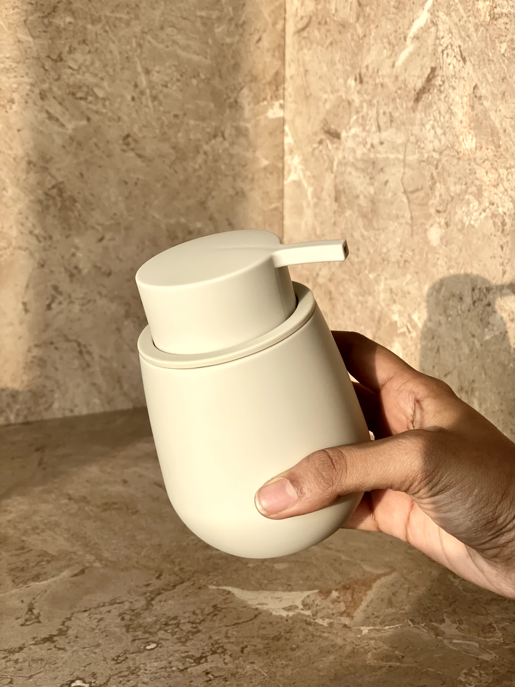 Lunara Bathroom Dispenser - Beige