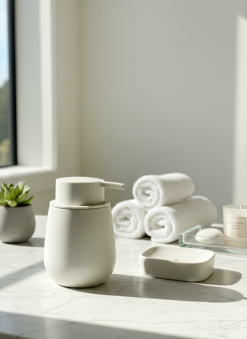 Lunara Bathroom Dispenser - Beige