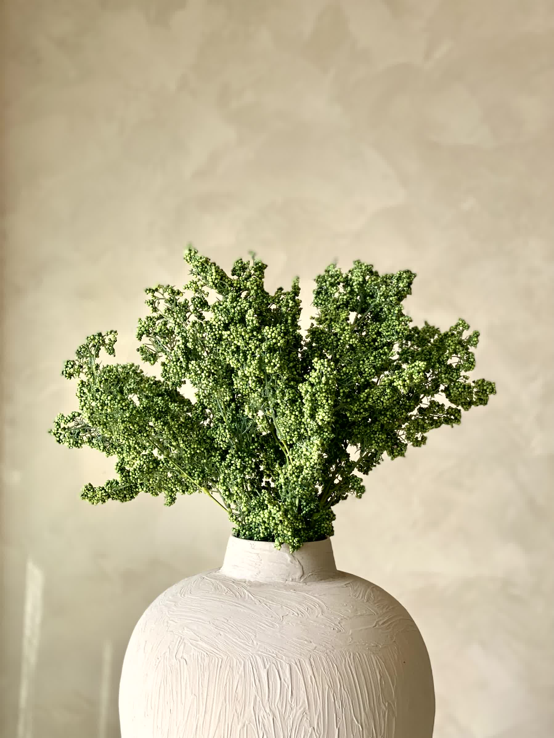 Artificial Wisteria Large Flower Stem - Green (One Stem)