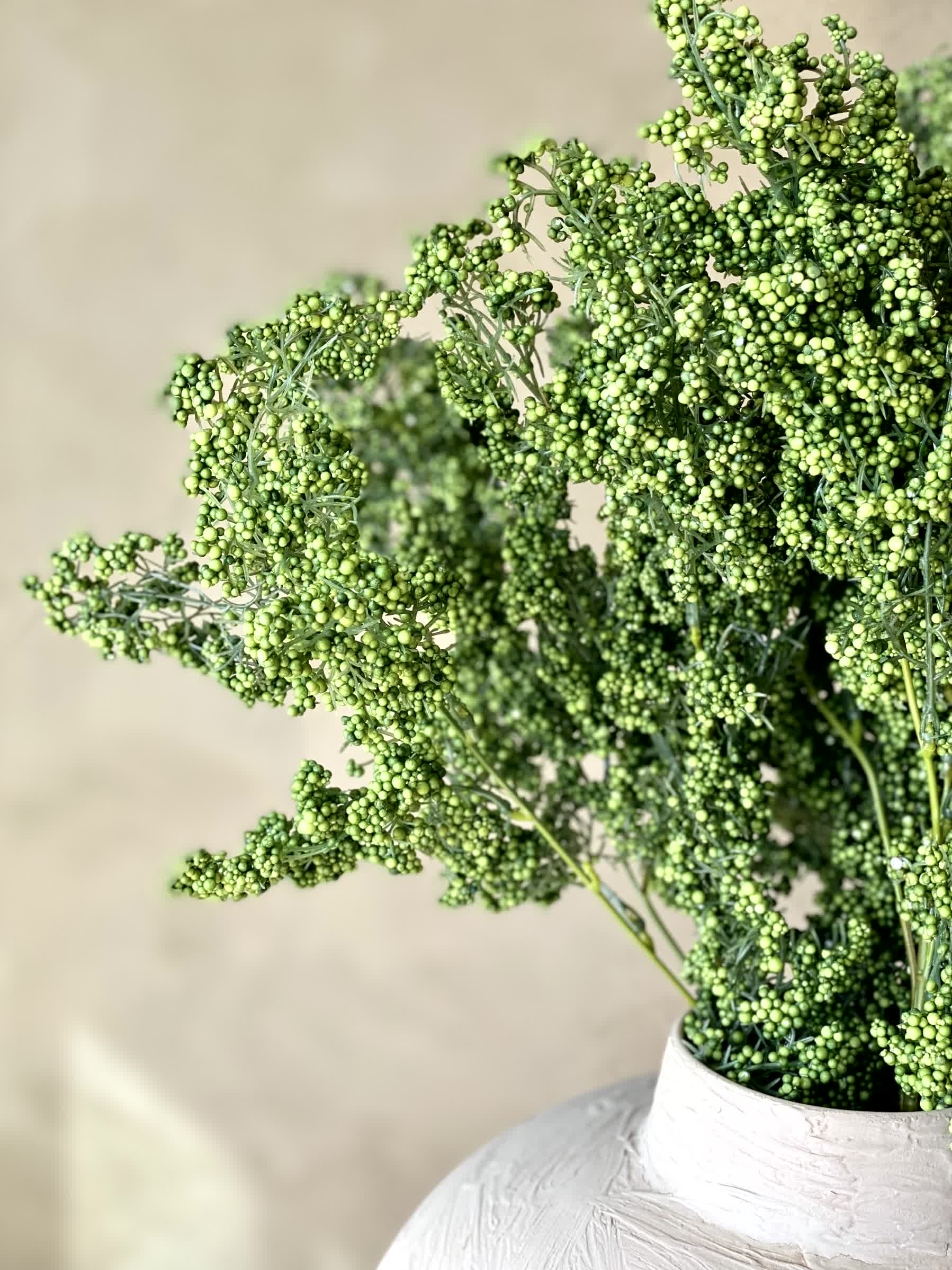 Artificial Wisteria Large Flower Stem - Green (One Stem)