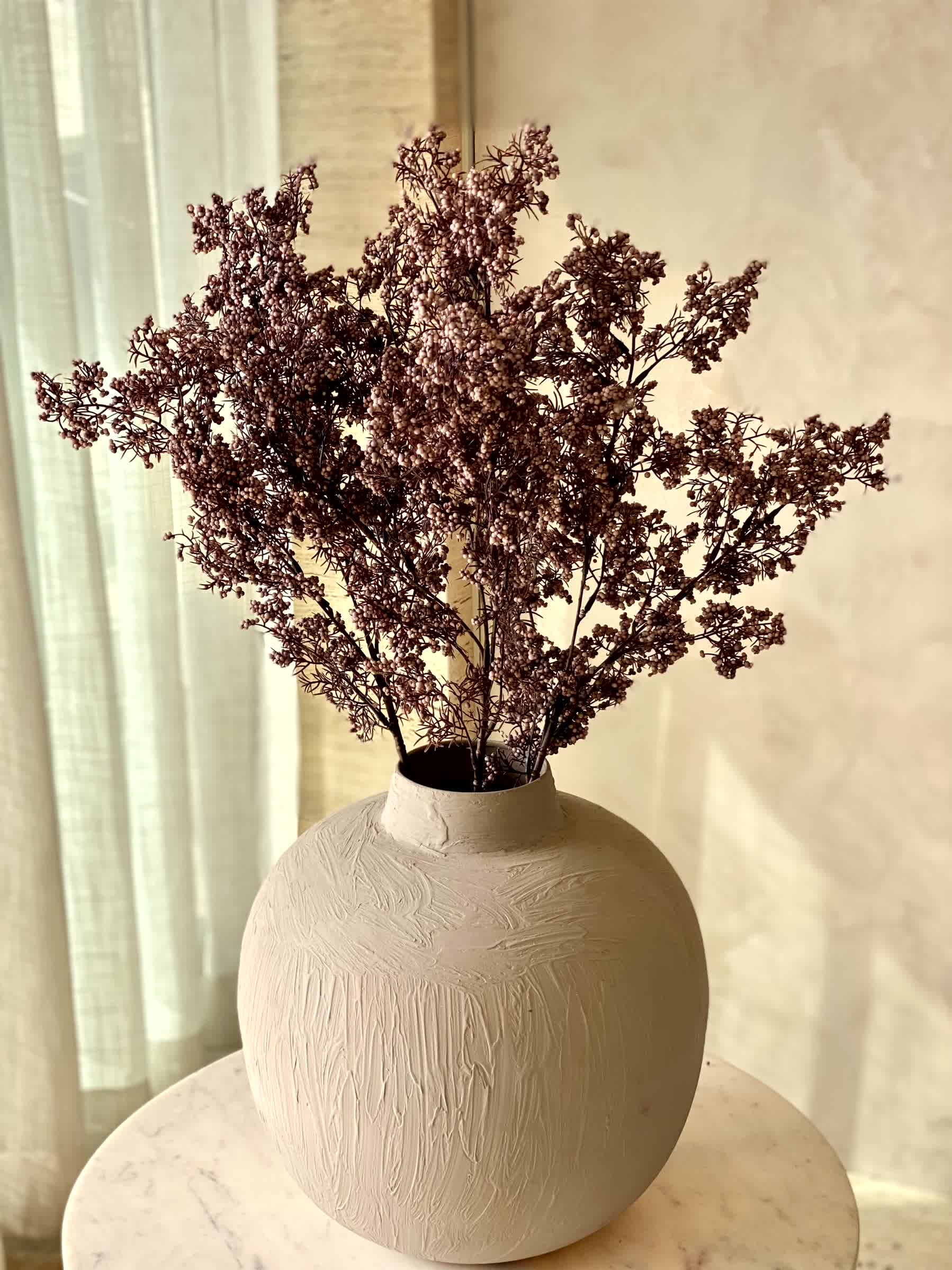 Artificial Wisteria Large Flower Stem - Pink (One Stem)