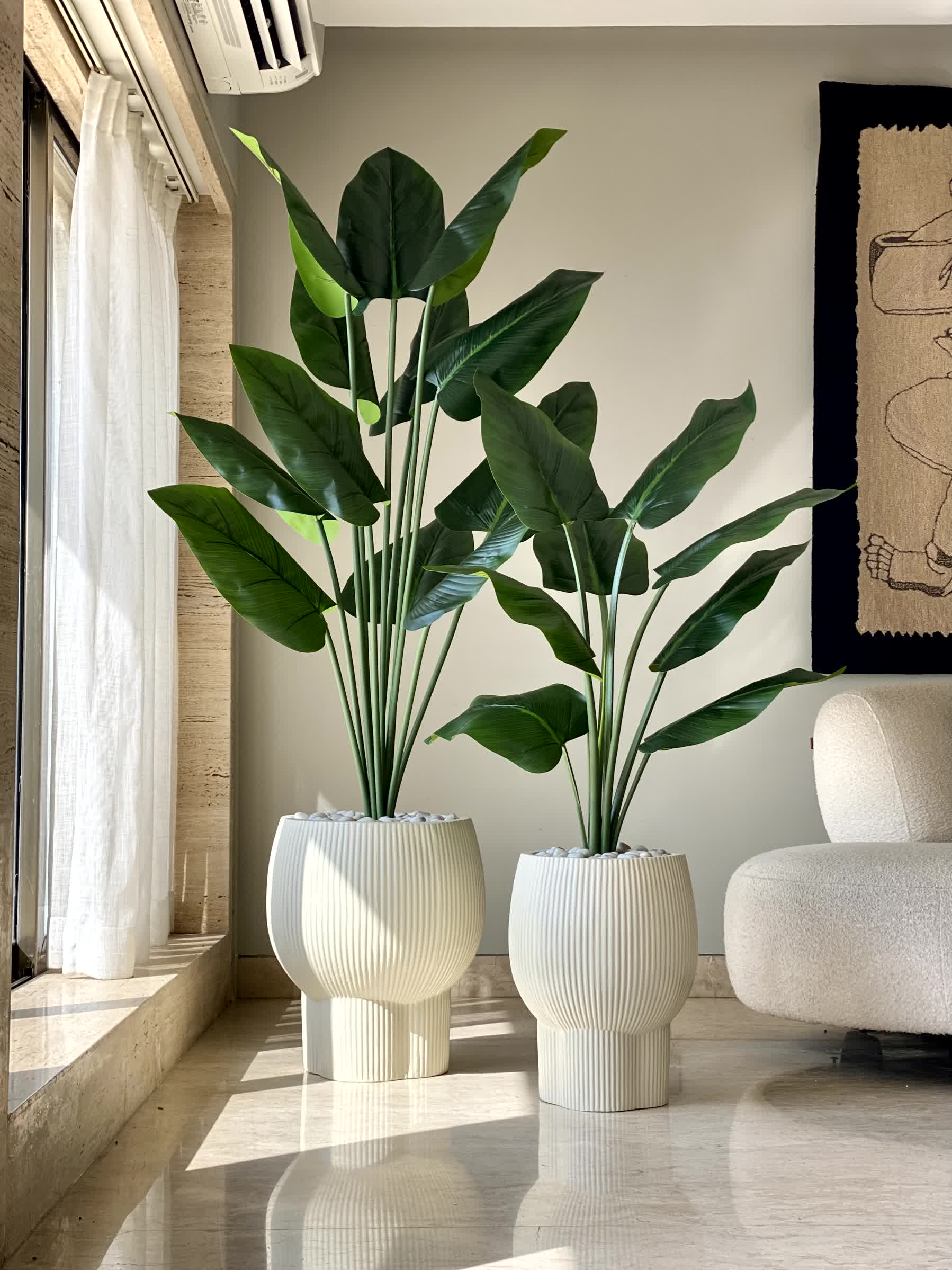 Artificial Funa Philodendron Plant - 6 Feet