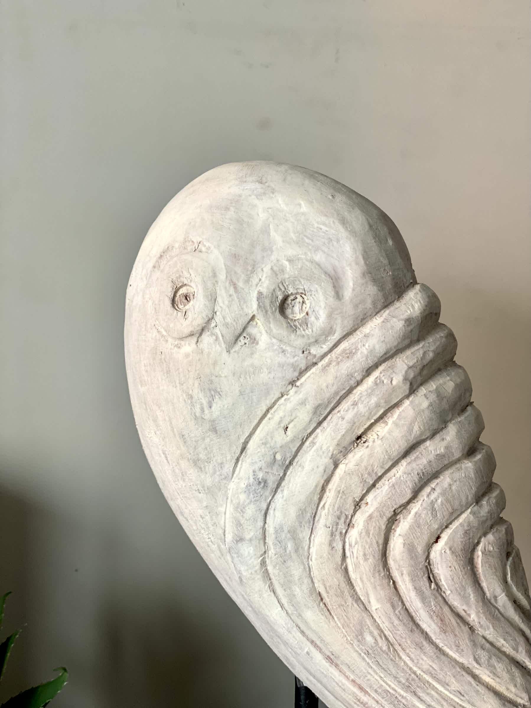 Handcrafted Owl Sculpture