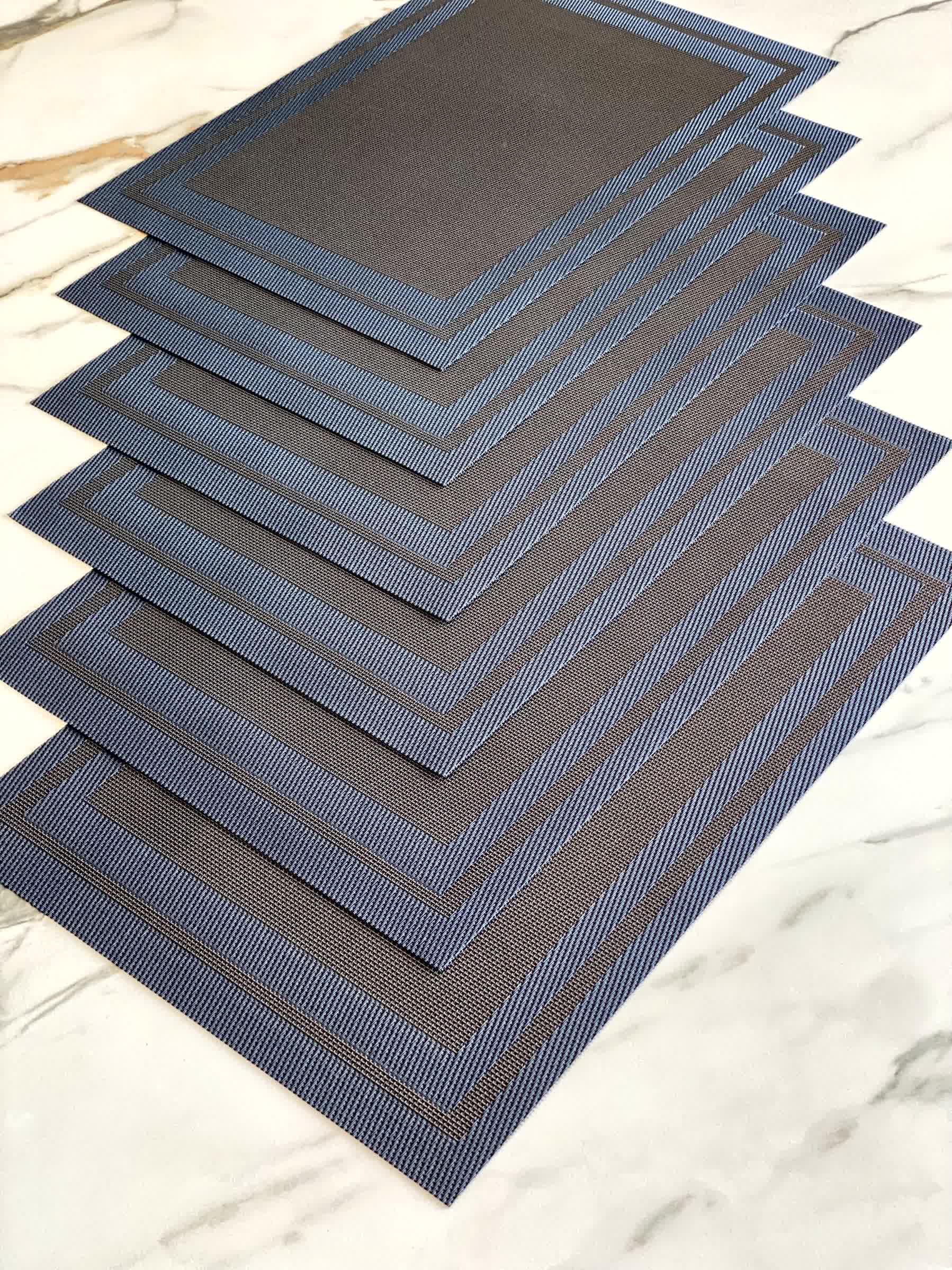 Classic Table Mats - Black (Set of 6)