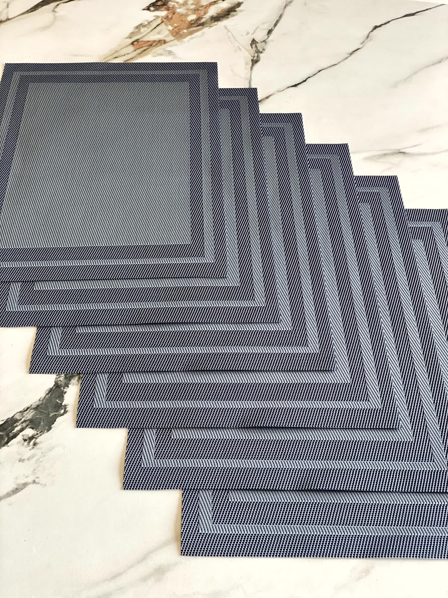 Classic Table Mats - Grey (Set of 6)