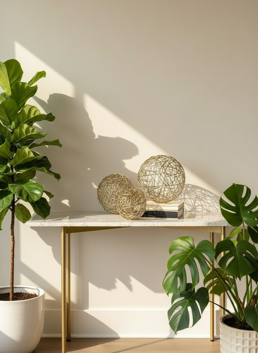 Sphere Set of 3 - Gold