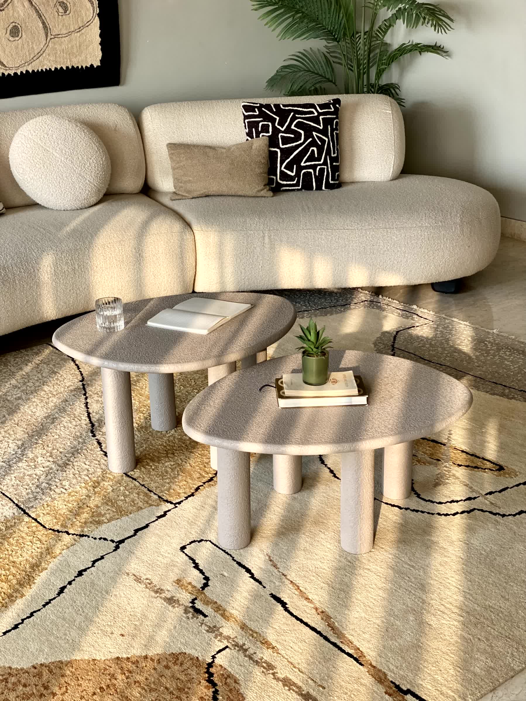 Odessa Nesting Tables - Grey (Set of 2)