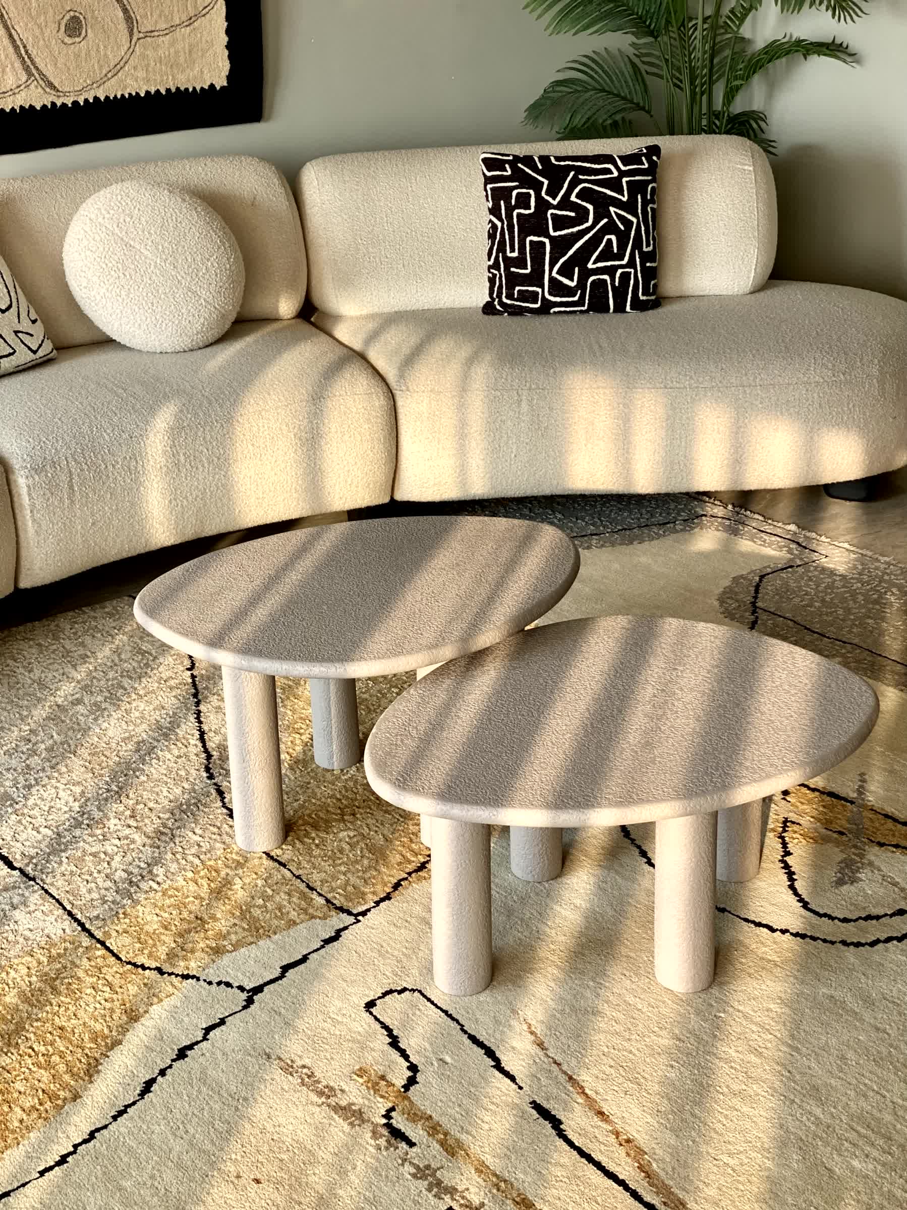 Odessa Nesting Tables - Grey (Set of 2)