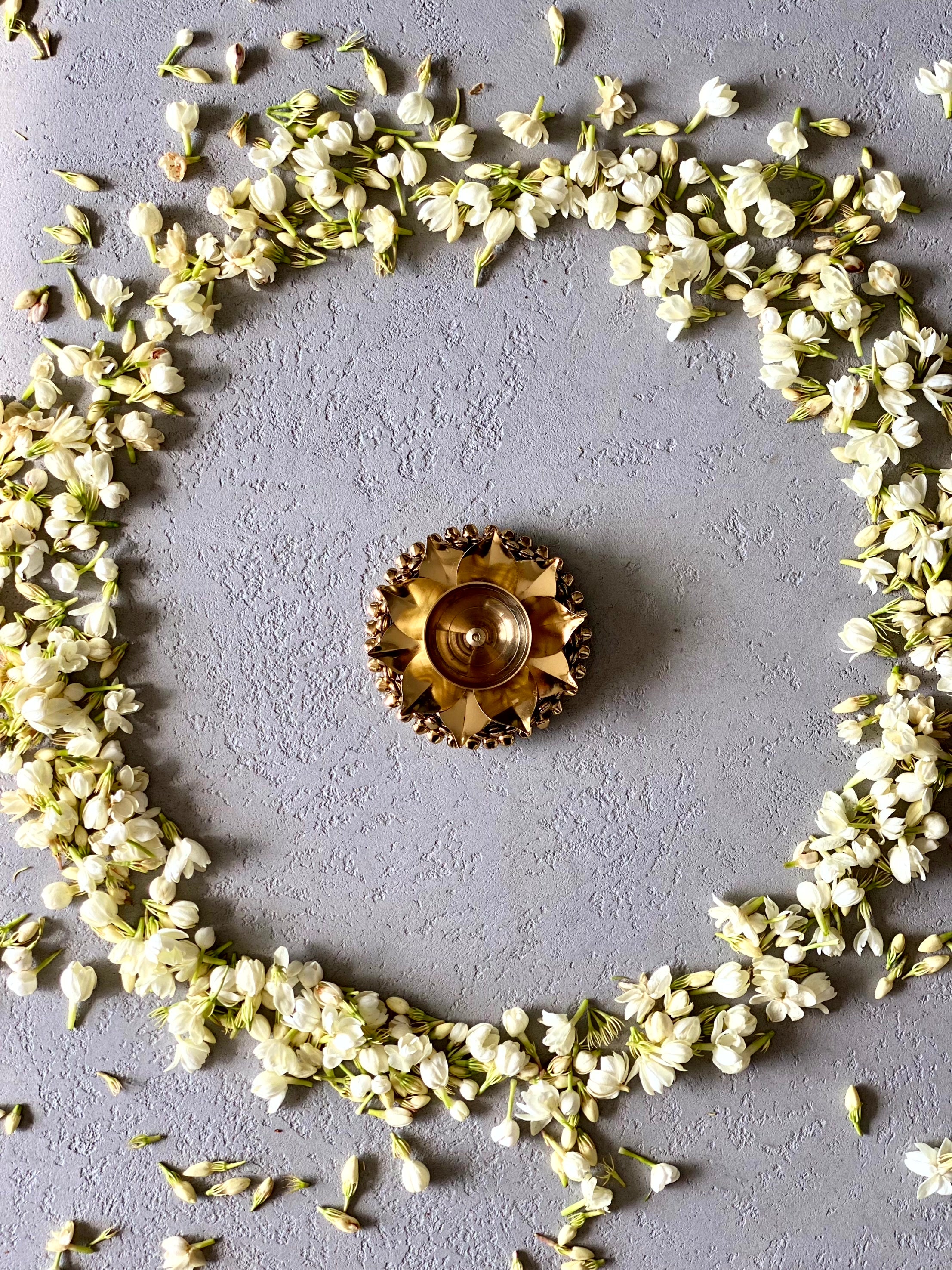Festive Petal Glow Diya Votive