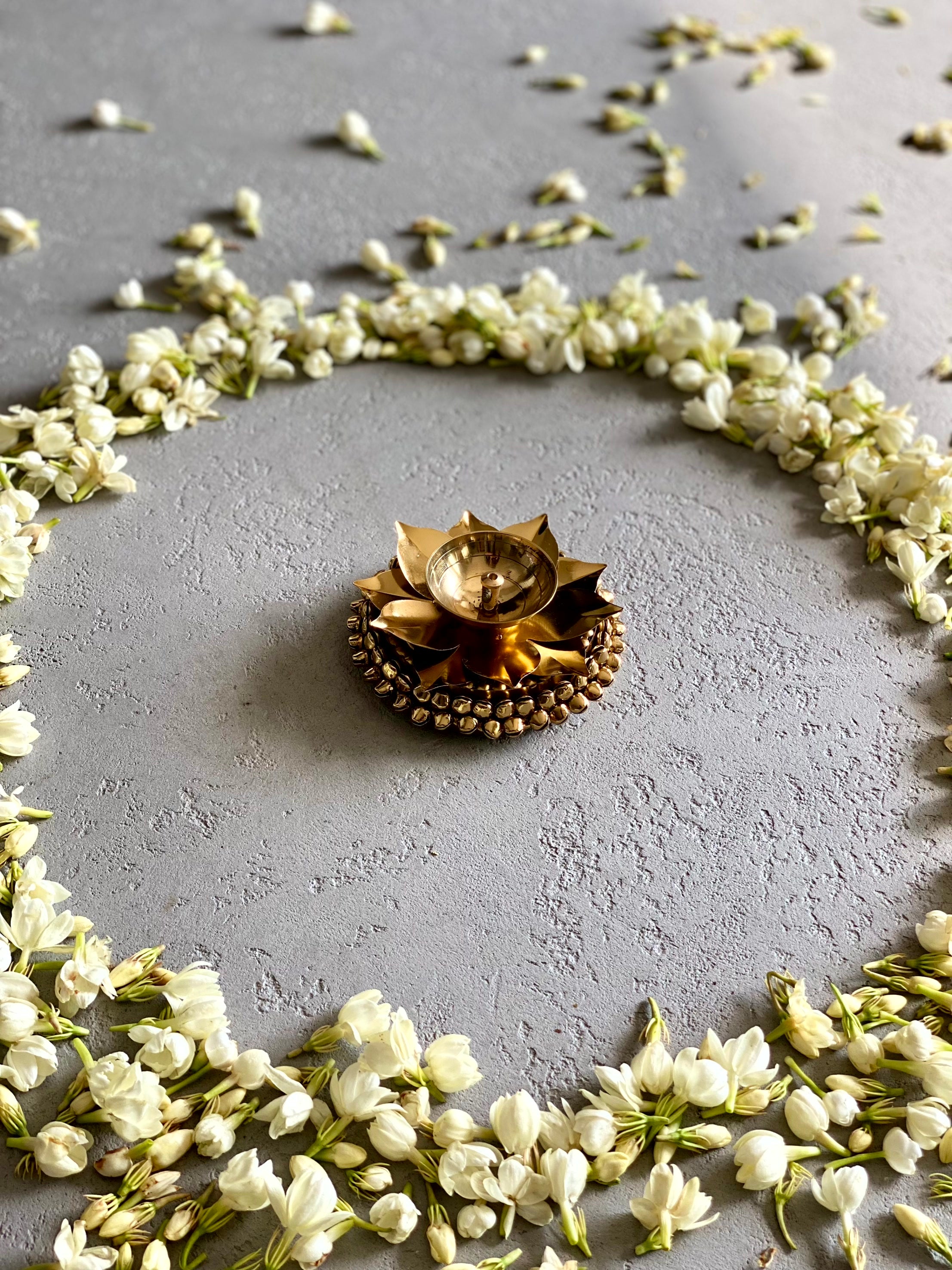 Festive Petal Glow Diya Votive