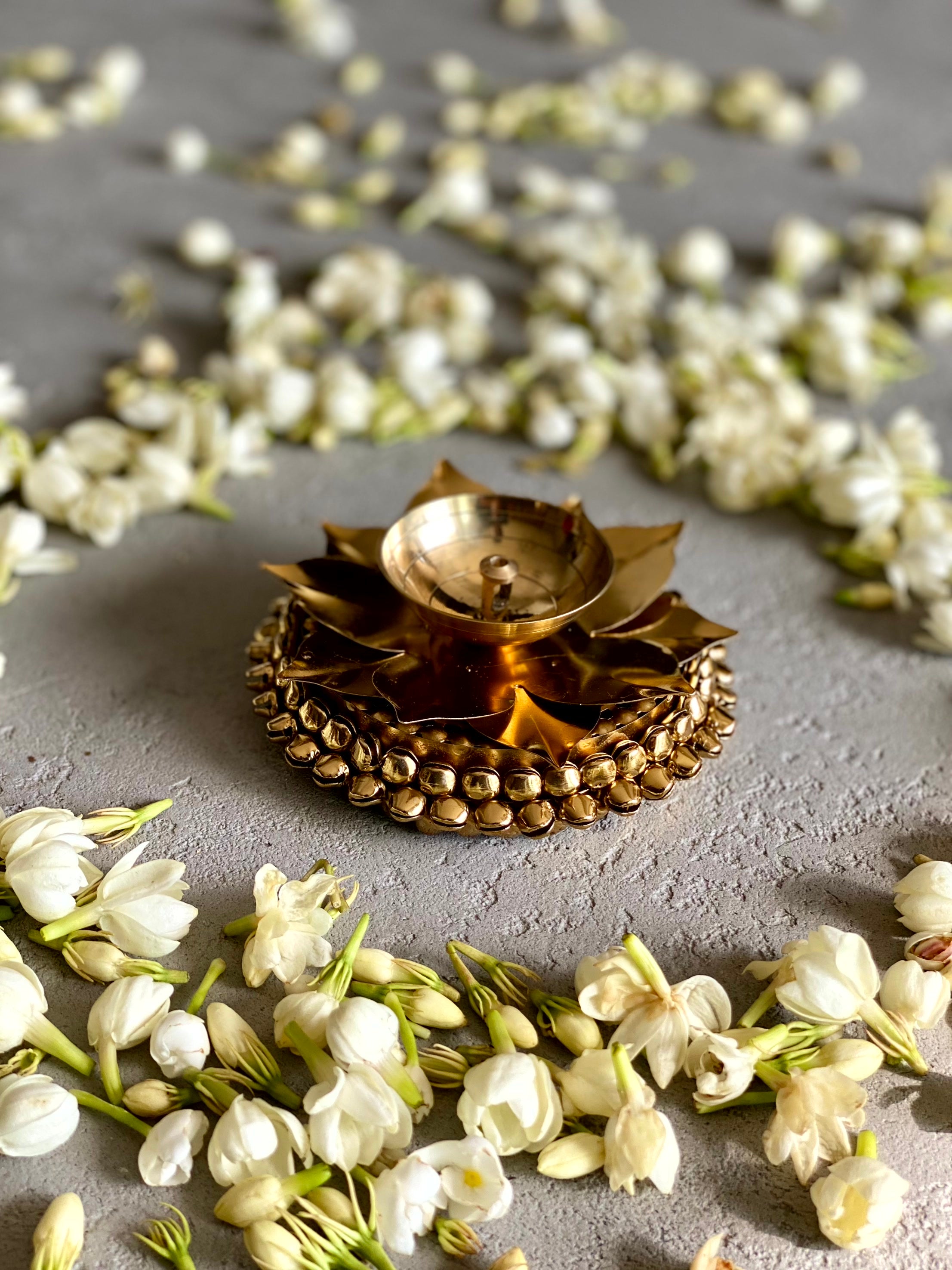 Festive Petal Glow Diya Votive