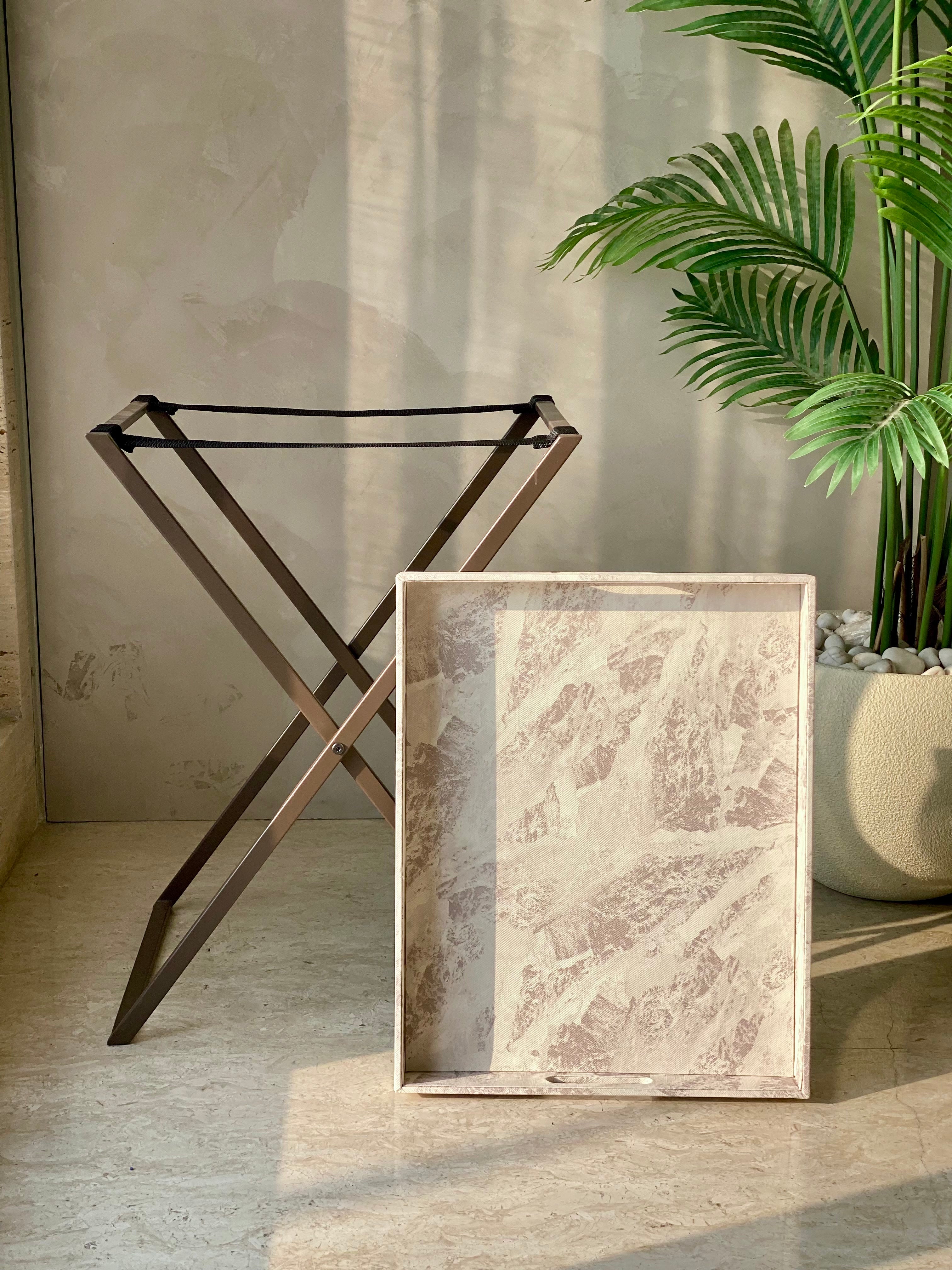 Indo Latte Butler Tray Table