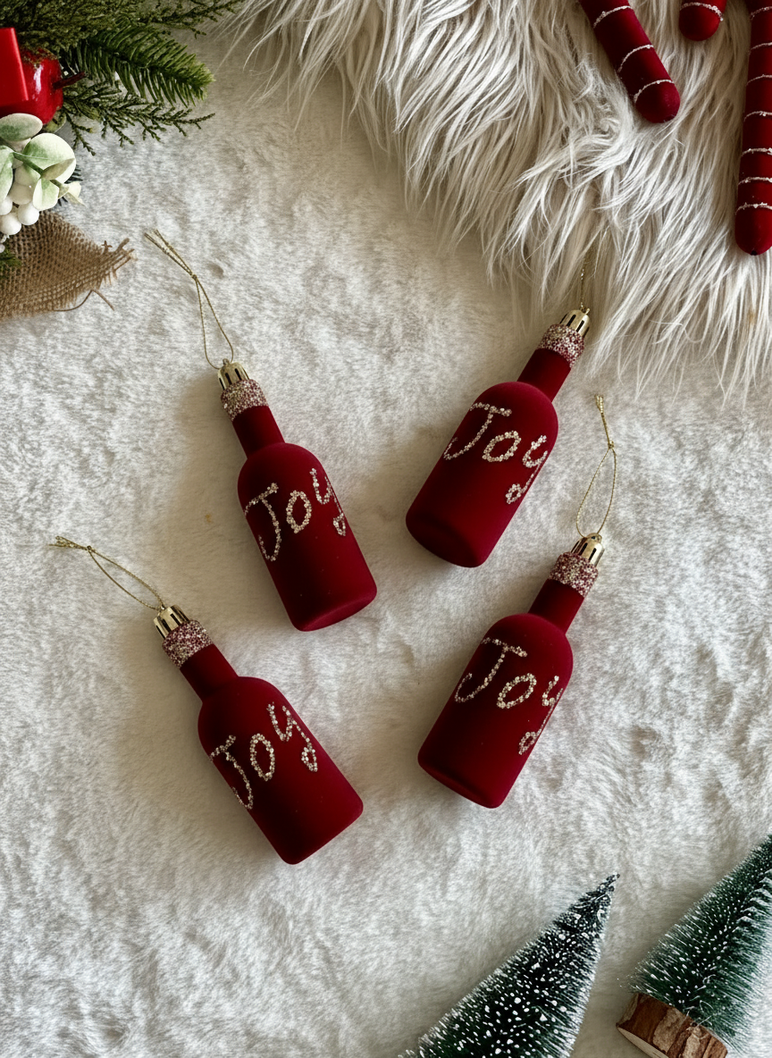 Christmas Cheer Mini Hanging - Set of 4