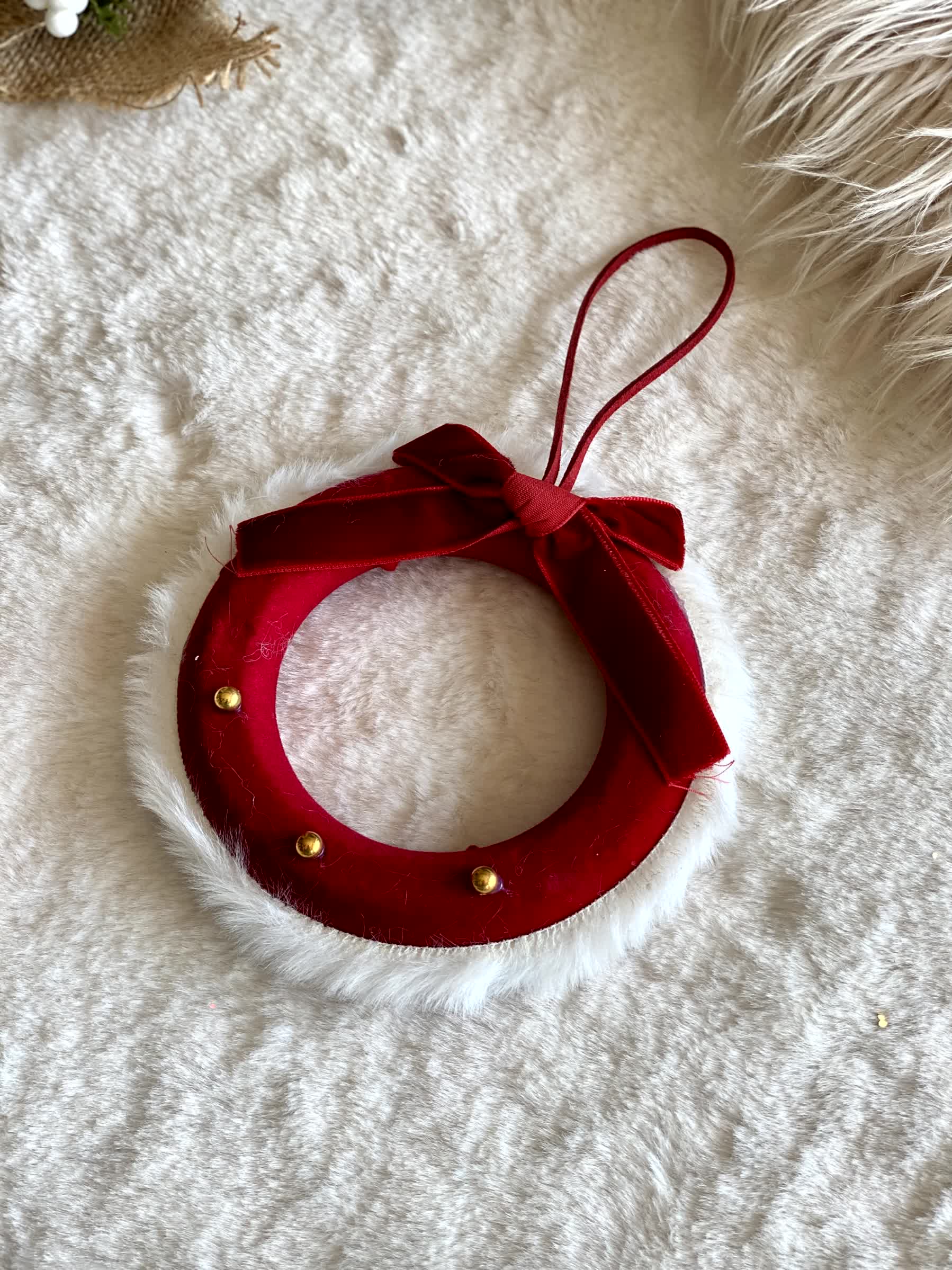Christmas Jewel Wreath Hanging - Set of 2