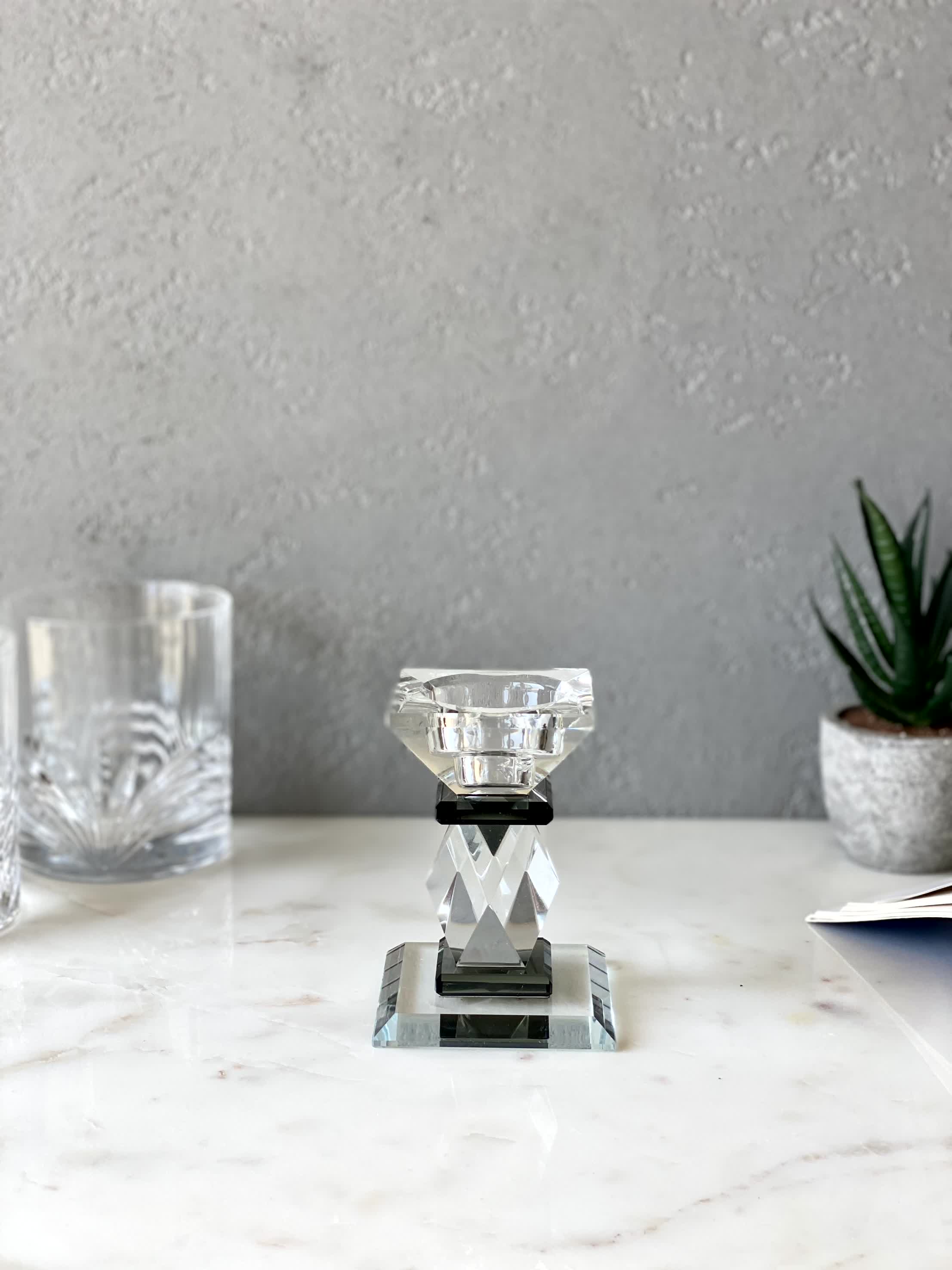 Black Axis Candle Stand - Small