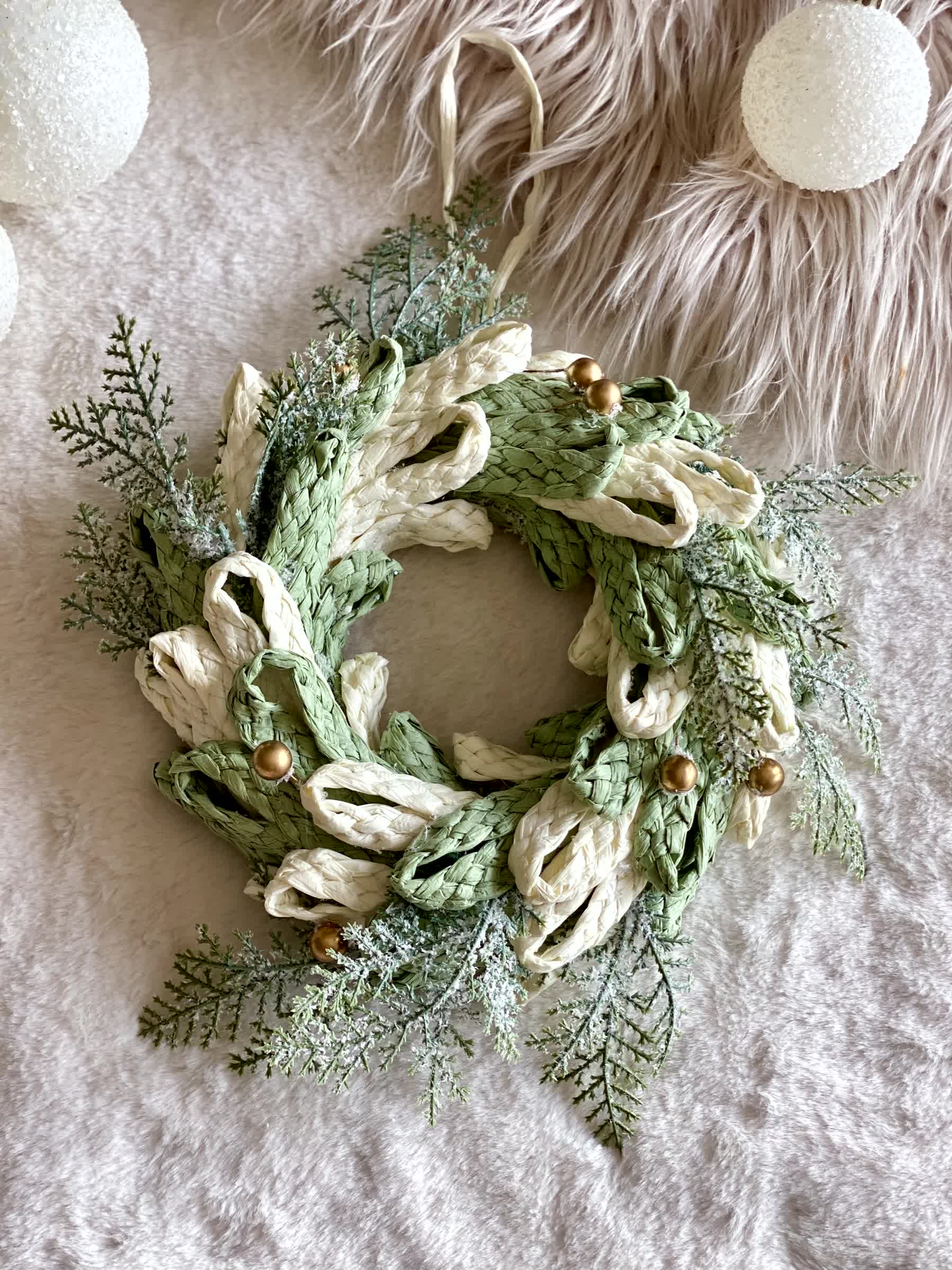 Christmas Harvest Wreath Hanging