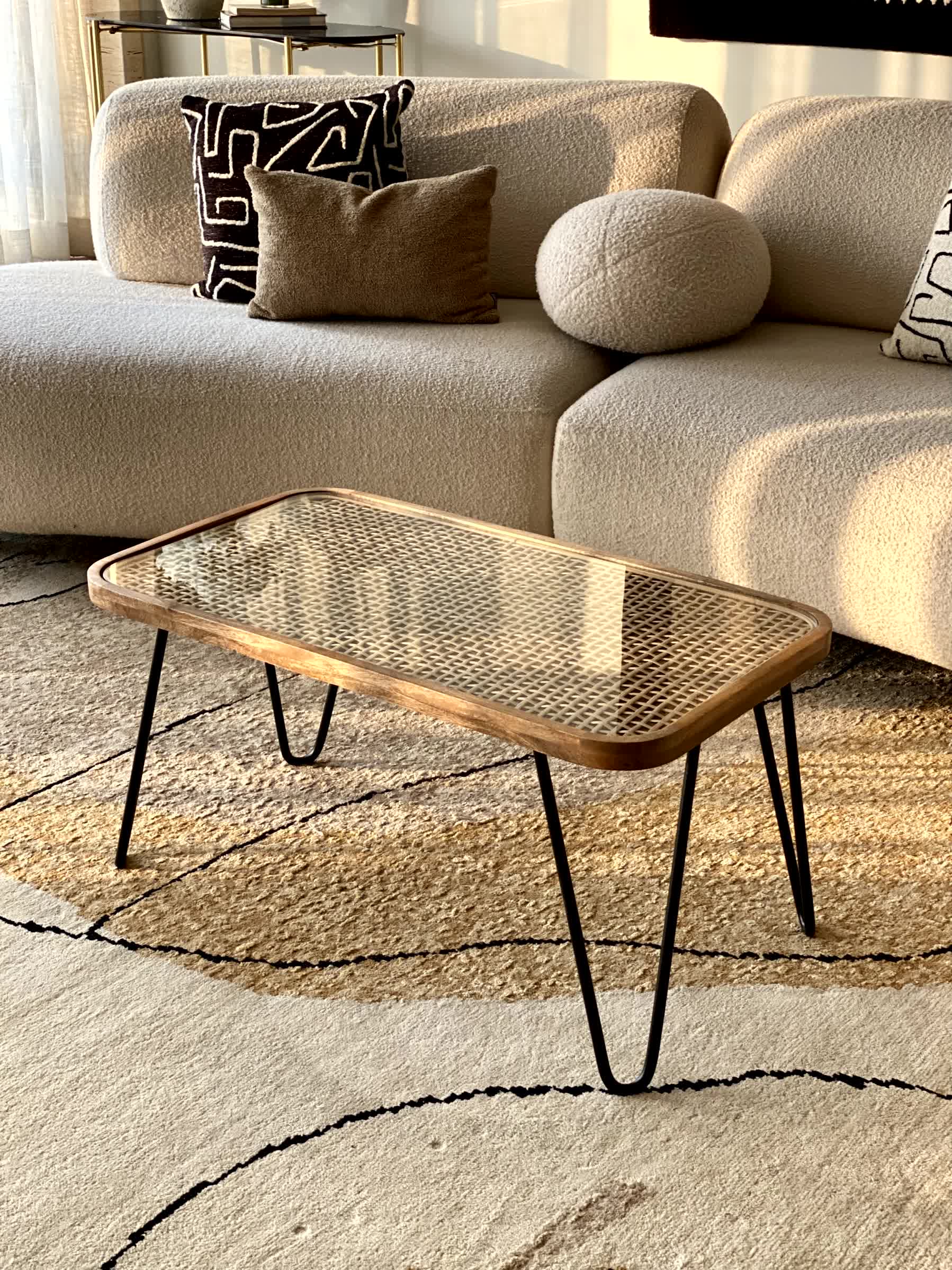 Cabo Cane Center Table