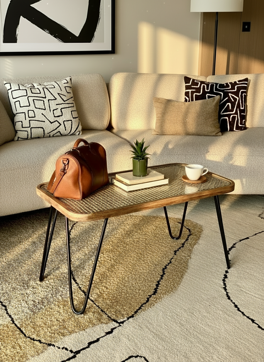 Cabo Cane Center Table