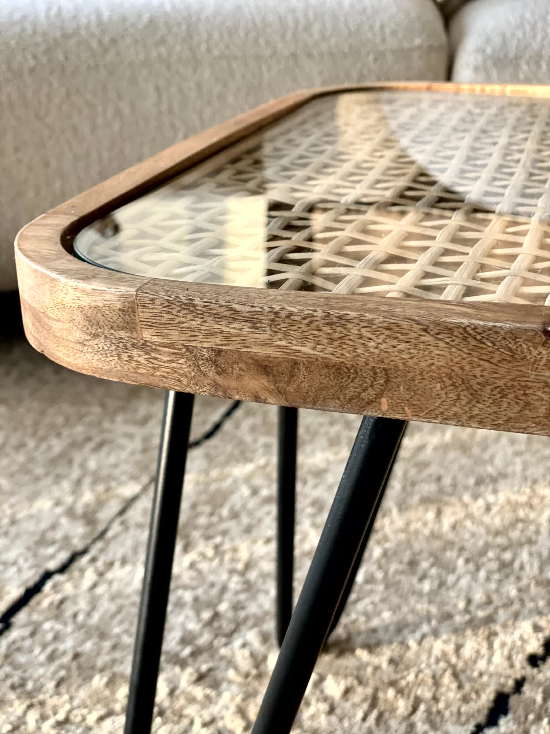 Cabo Cane Center Table