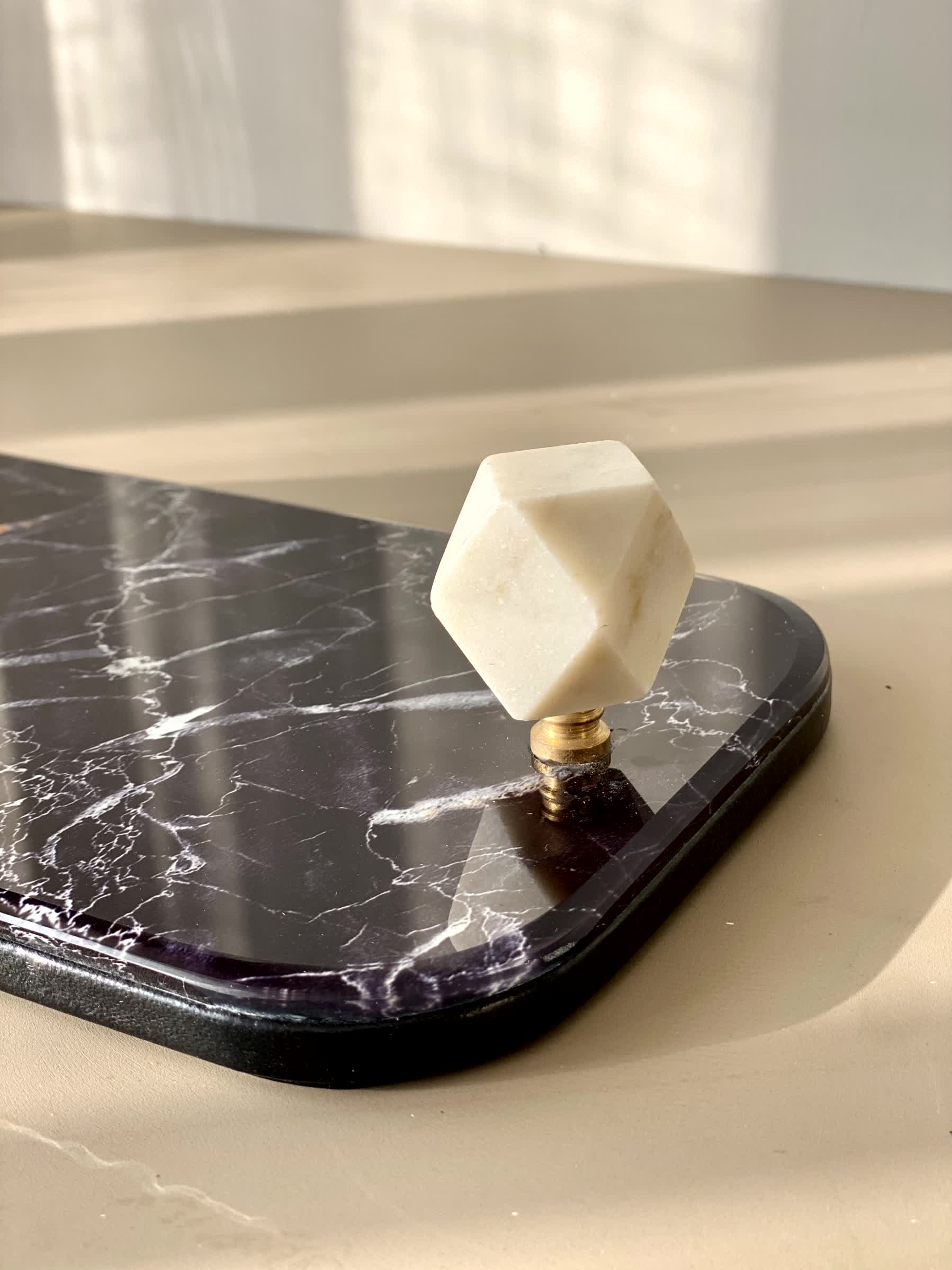 Melora Napkin Tray - Black