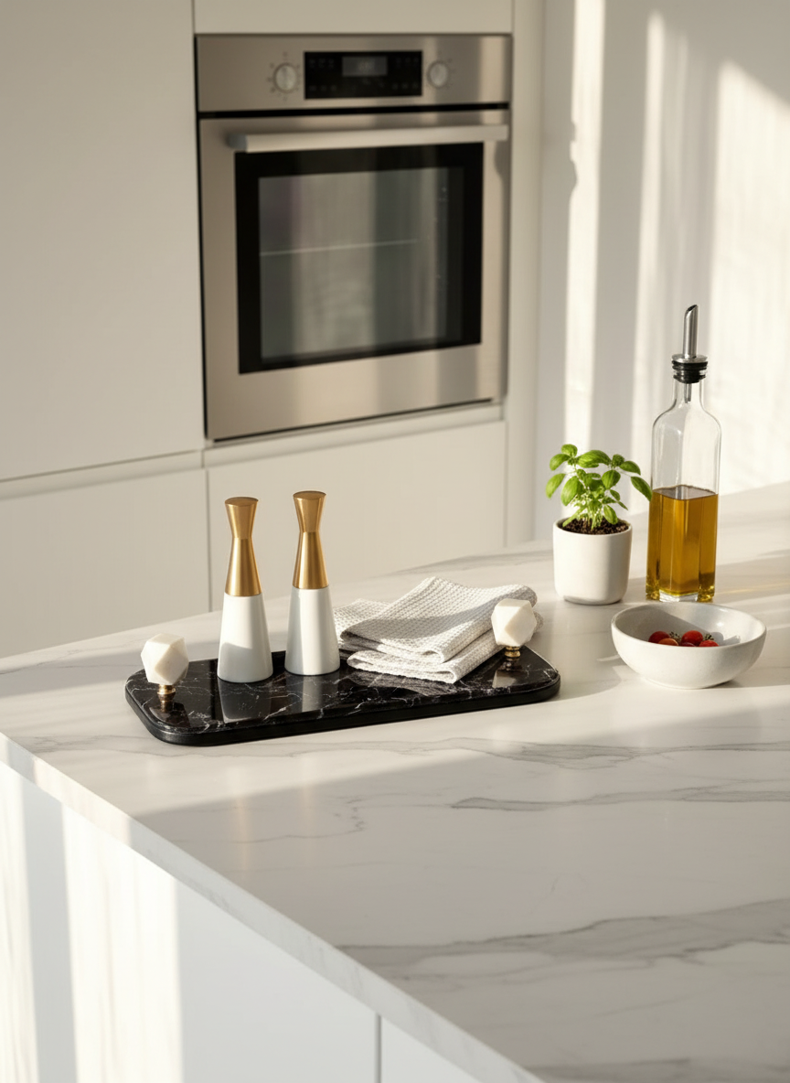 Melora Napkin Tray - Black