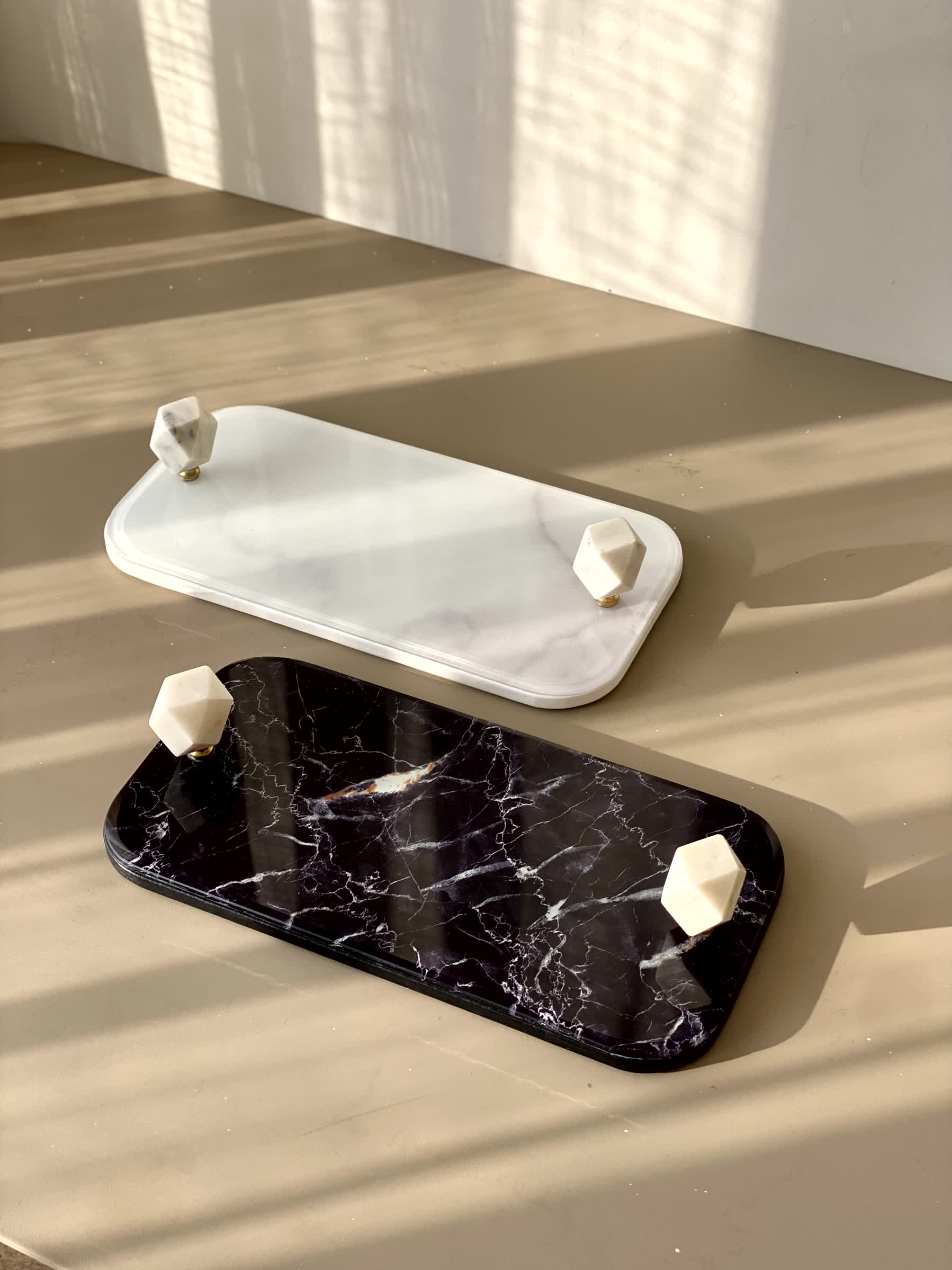 Melora Napkin Tray - Black