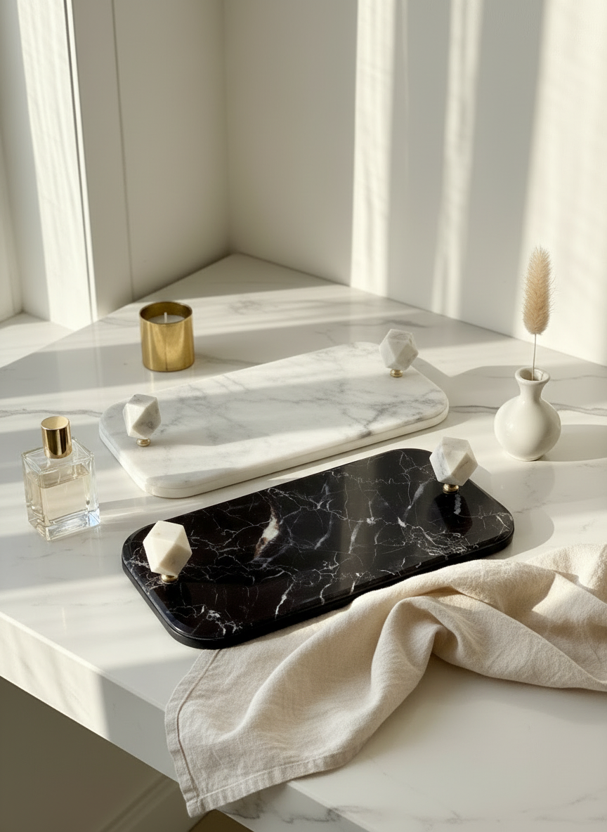 Melora Napkin Tray - White