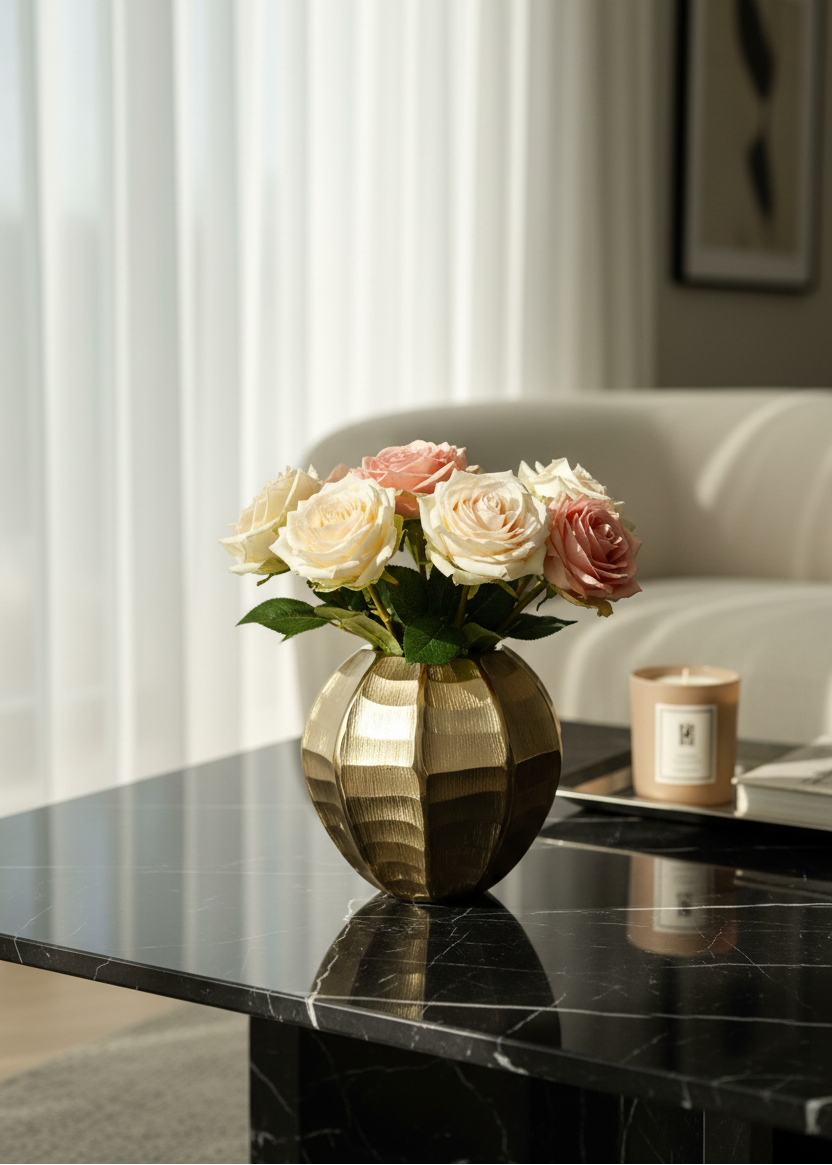 Bloom Gold Vase