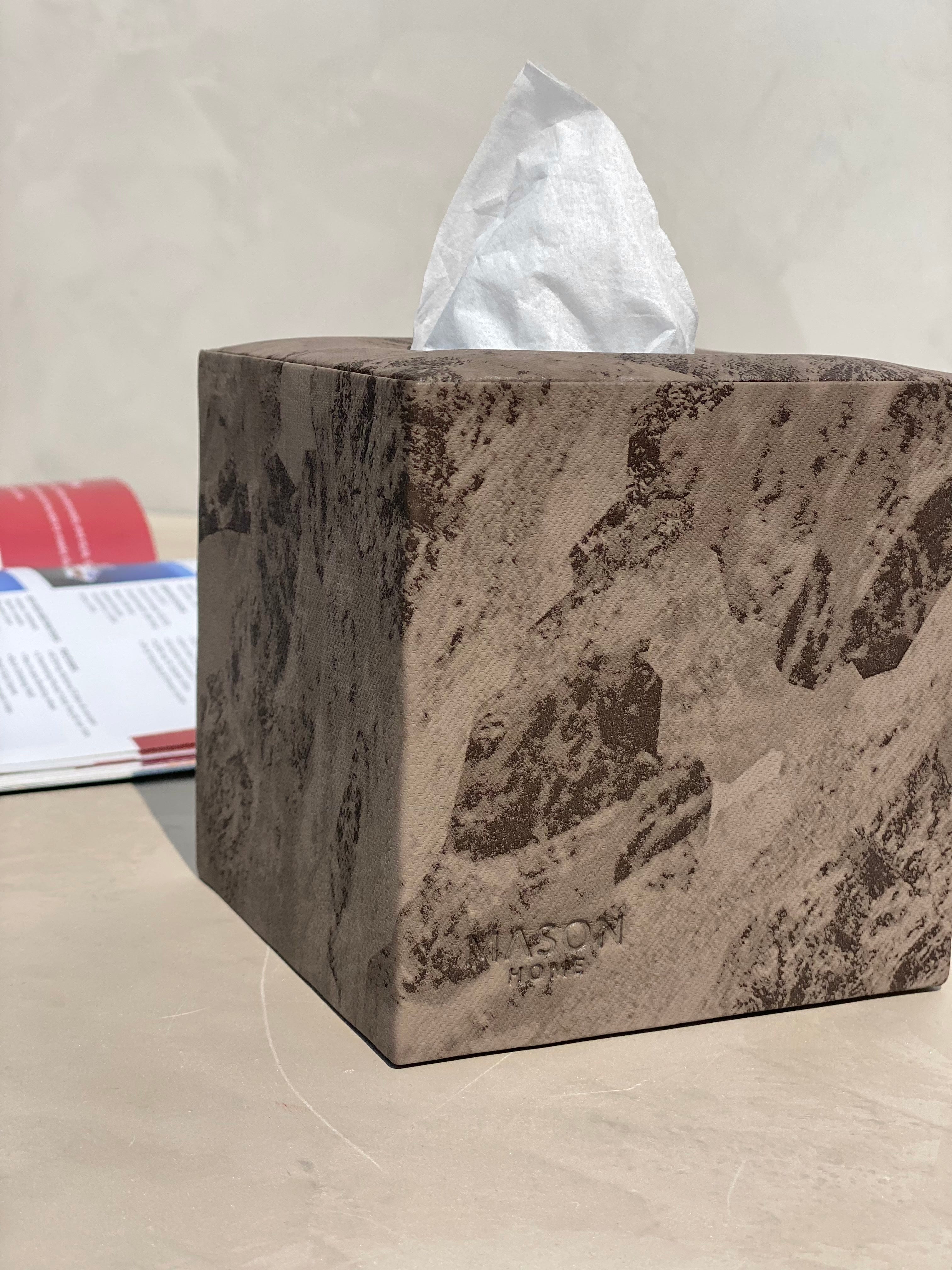Indo Mocha Square Tissue Box
