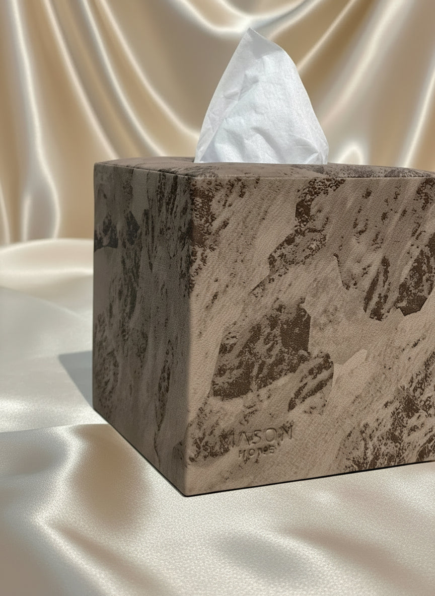 Indo Mocha Square Tissue Box