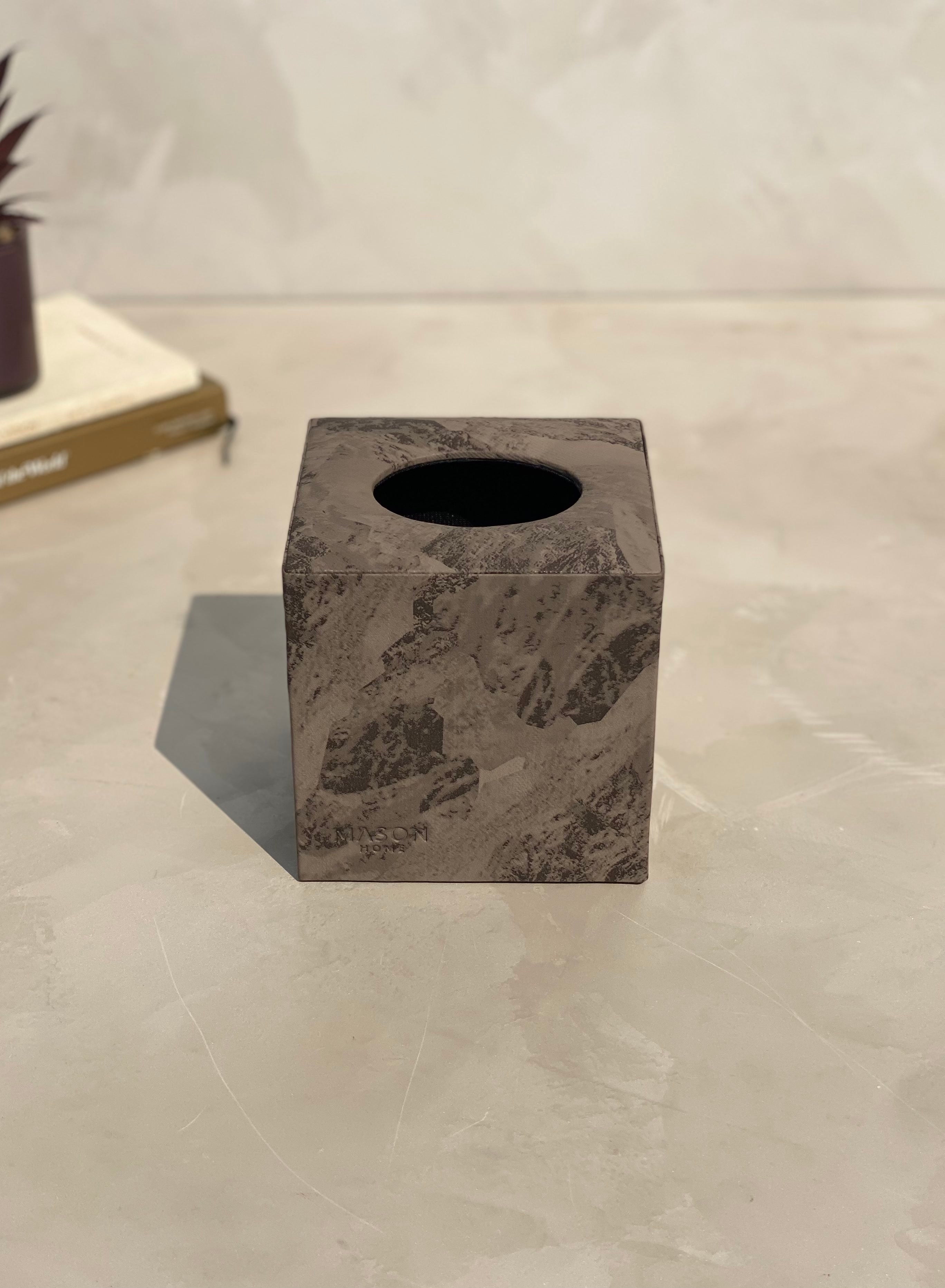 Indo Mocha Square Tissue Box